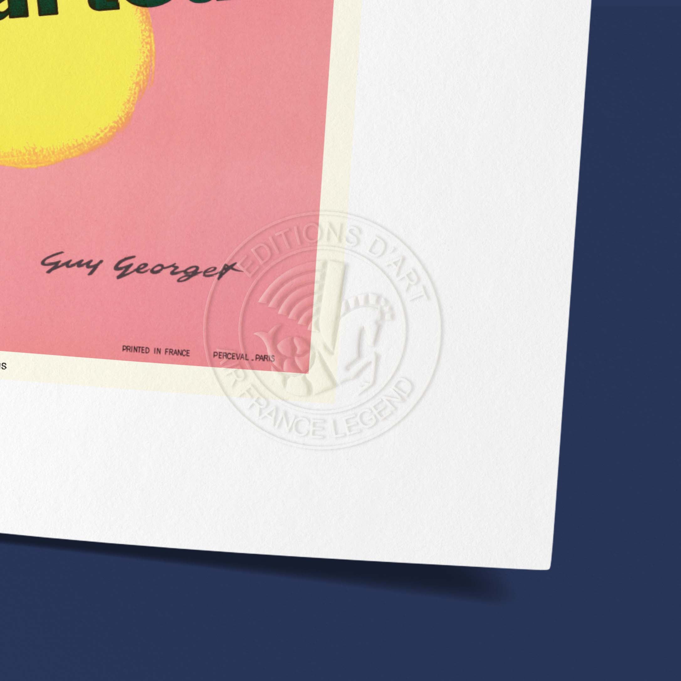 Affiche "Les Imparfaits" Air France - Transporte tout, partout