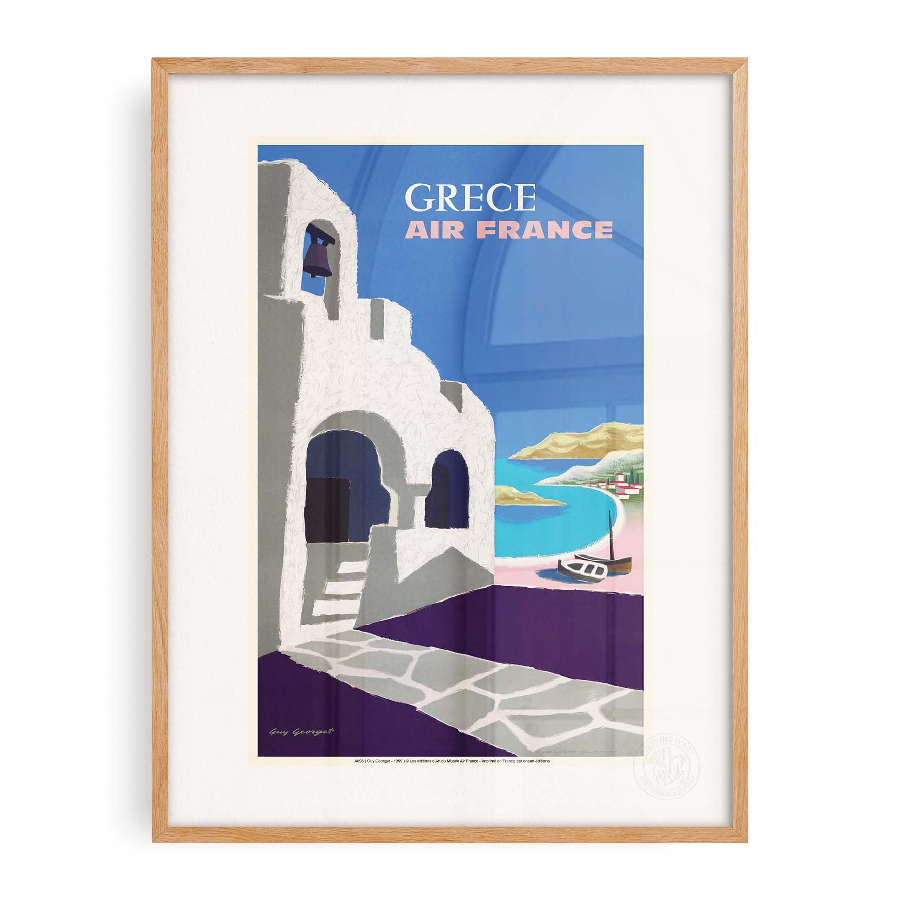 Affiche "Les Imparfaits" Air France - Grèce