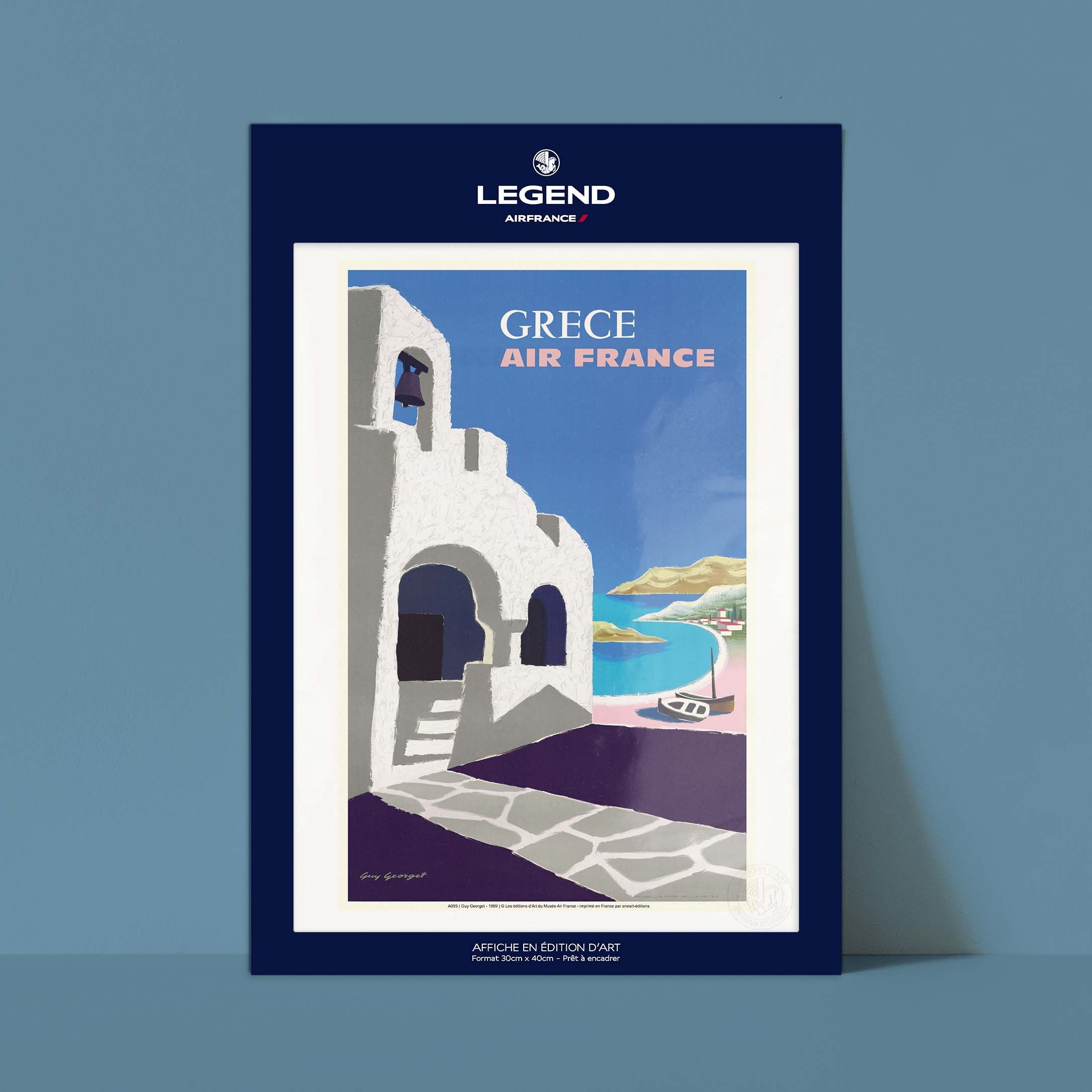 Affiche "Les Imparfaits" Air France - Grèce