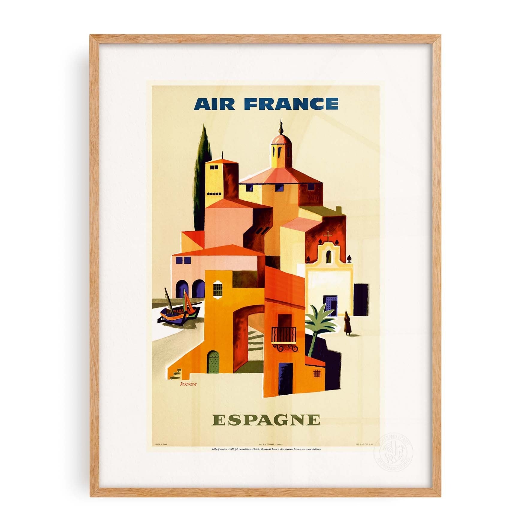 Affiche "Les Imparfaits" Air France - Espagne