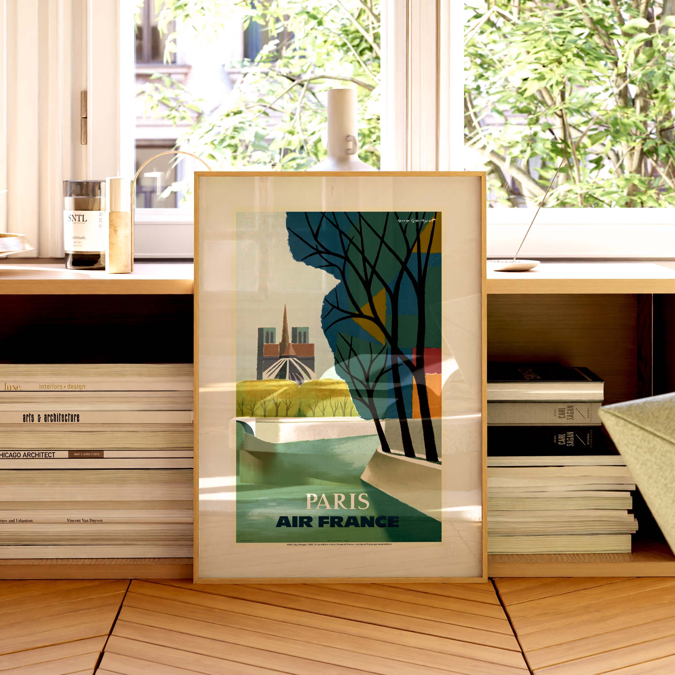 Affiche "Les Imparfaits" Air France - Paris (Notre-Dame)