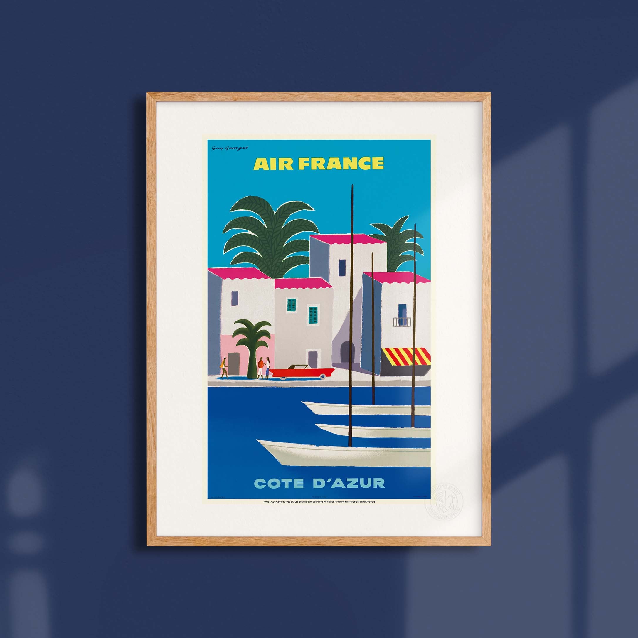 Air France poster - French Riviera