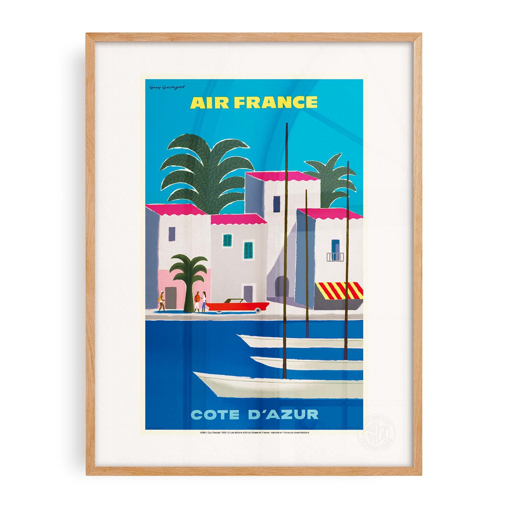 Air France poster - French Riviera