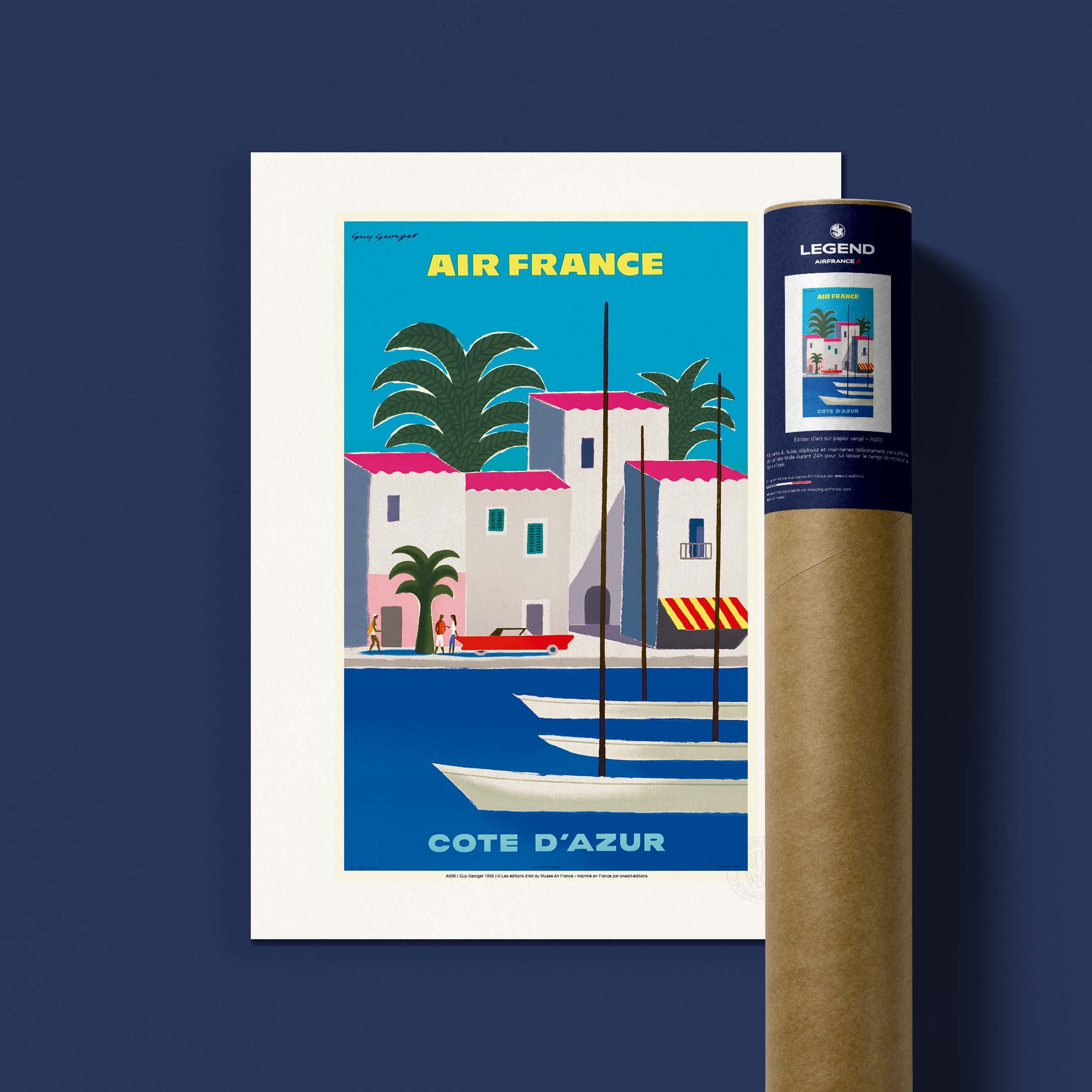 Air France poster - French Riviera