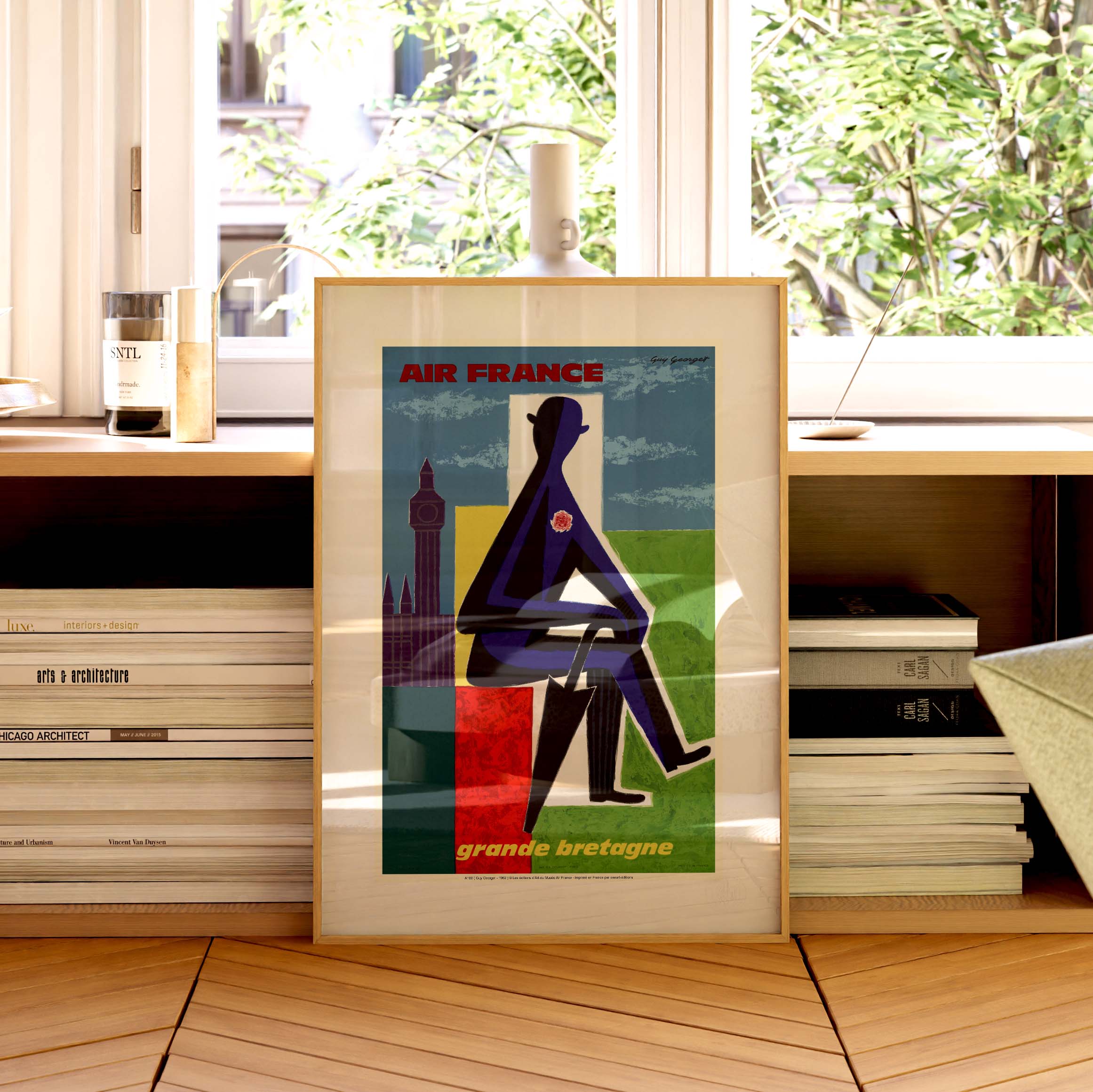 Affiche "Les Imparfaits" Air France - Grande Bretagne