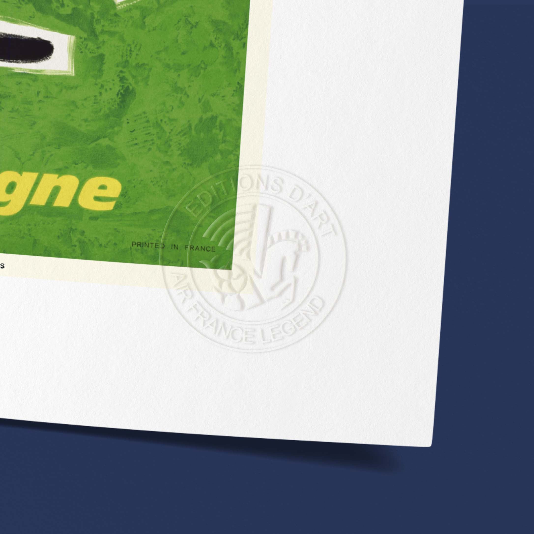 Affiche "Les Imparfaits" Air France - Grande Bretagne