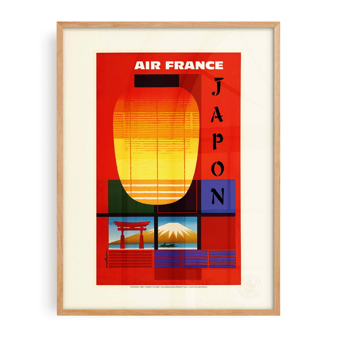 Affiche Air France - Japon
