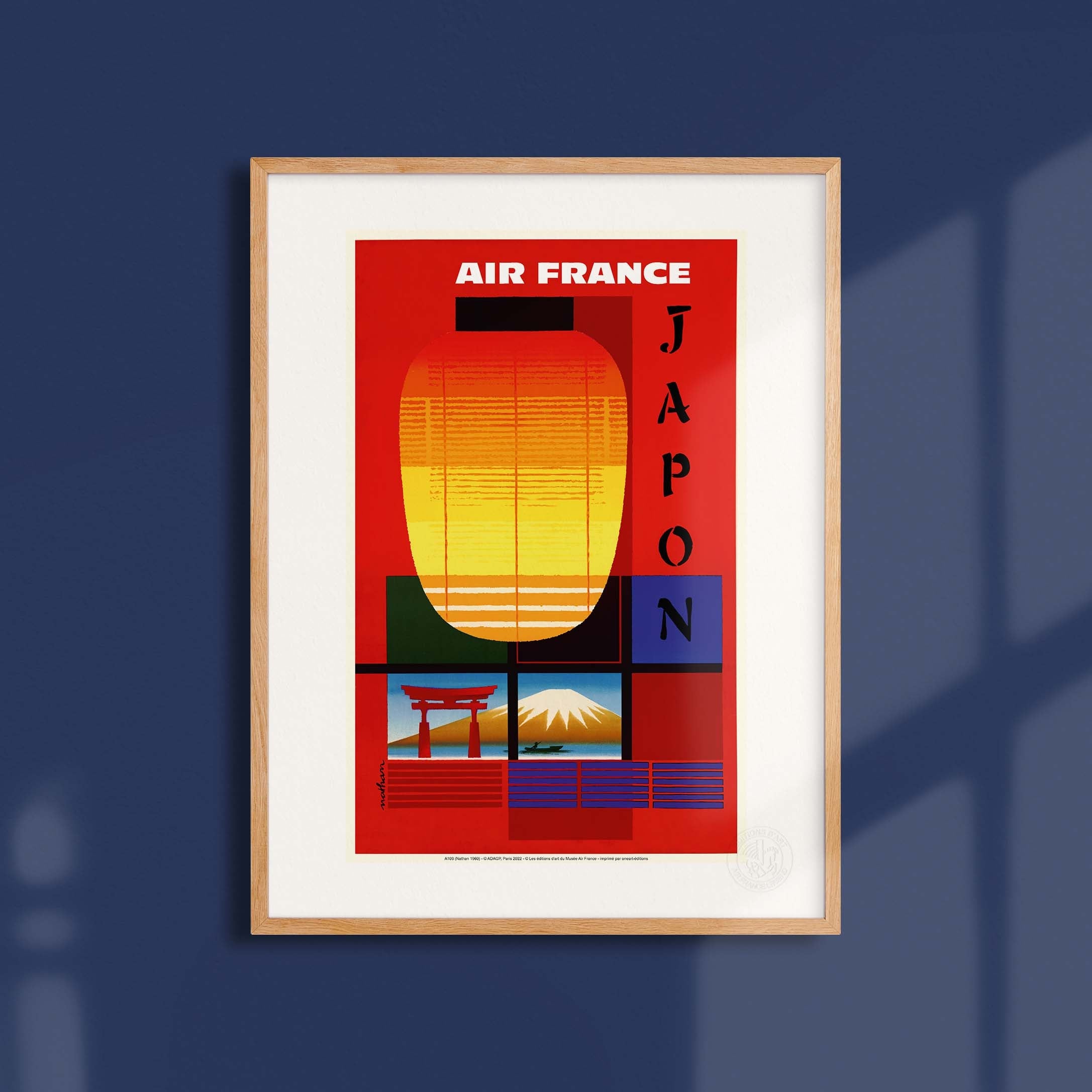 Affiche "Les Imparfaits" Air France - Japon