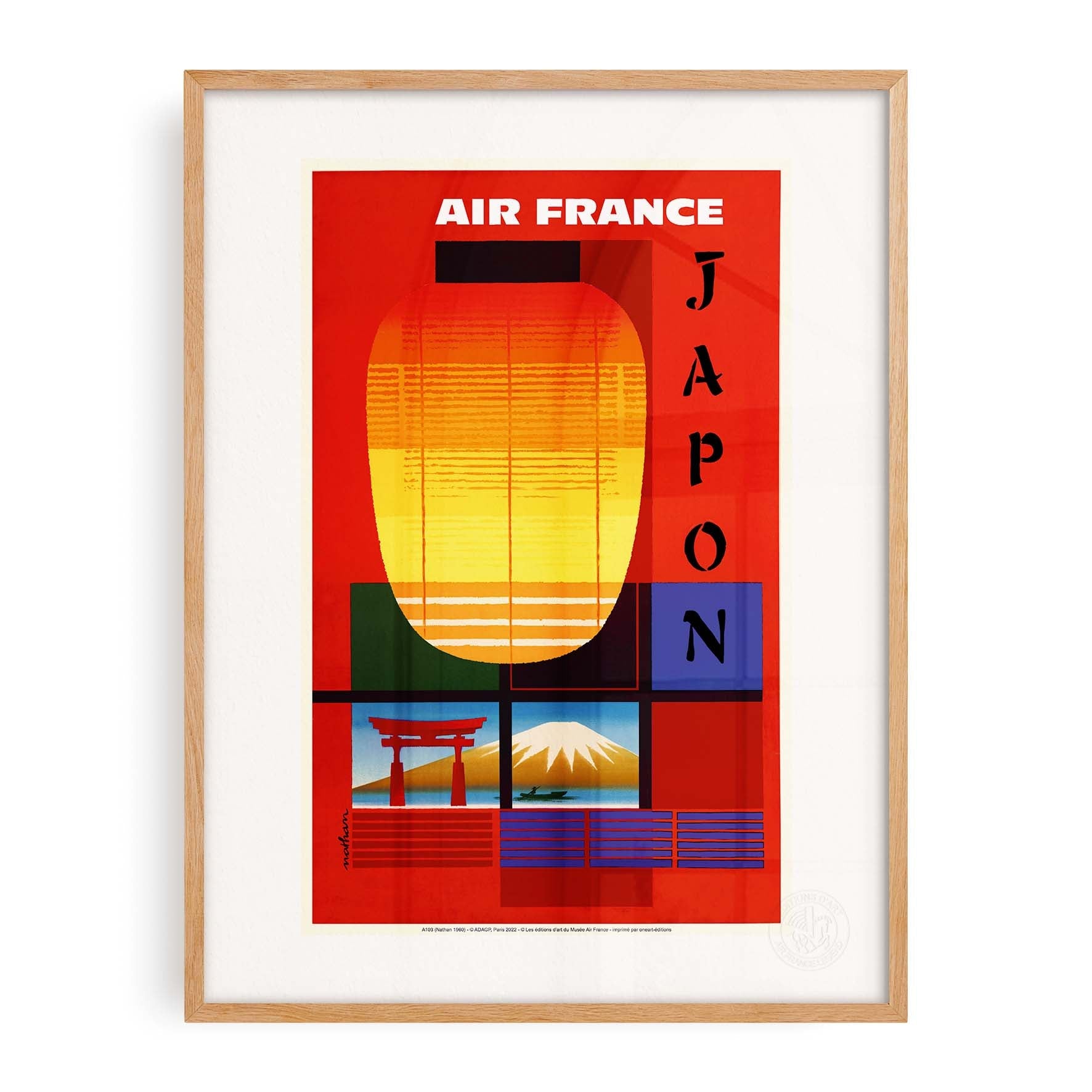 Affiche "Les Imparfaits" Air France - Japon