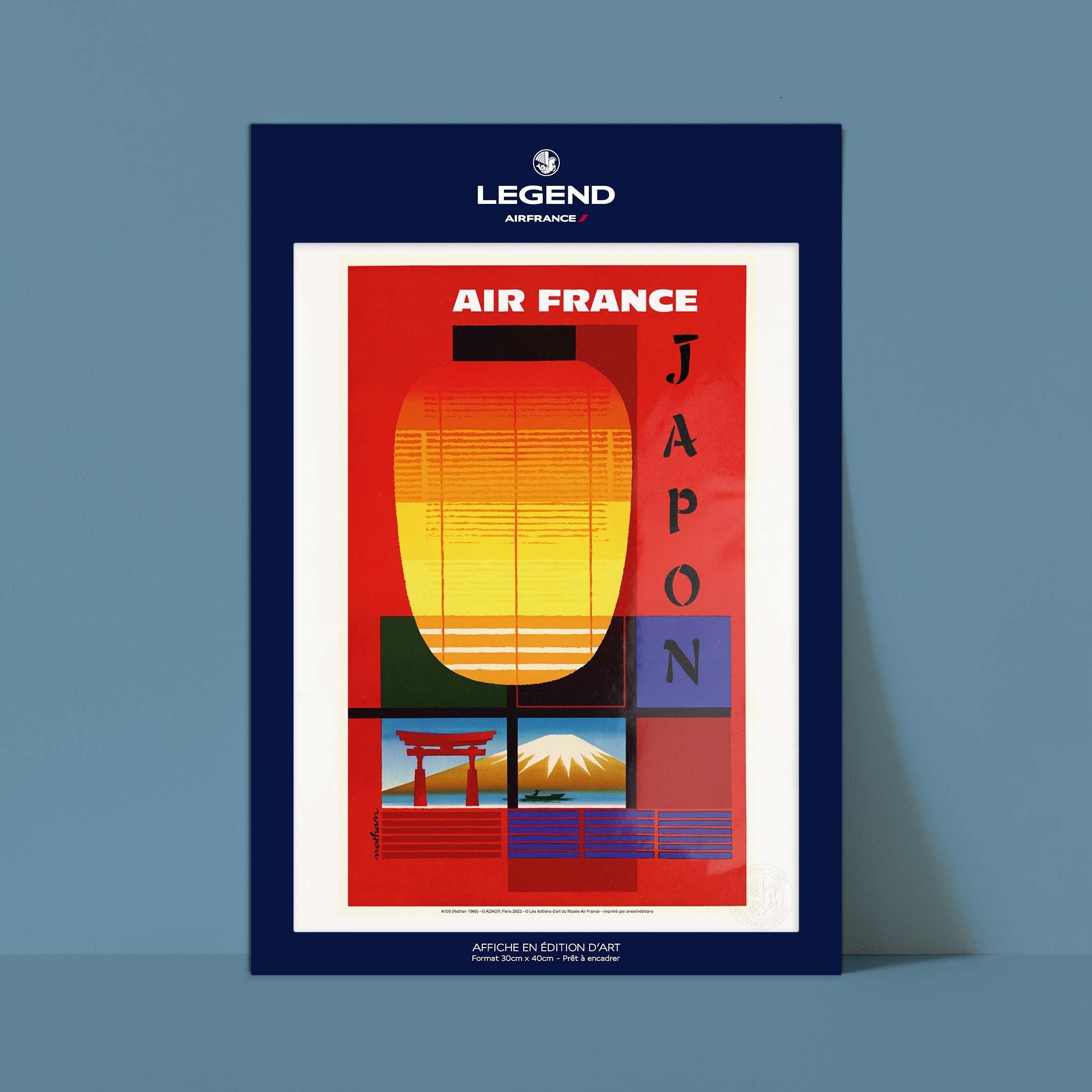 Affiche "Les Imparfaits" Air France - Japon