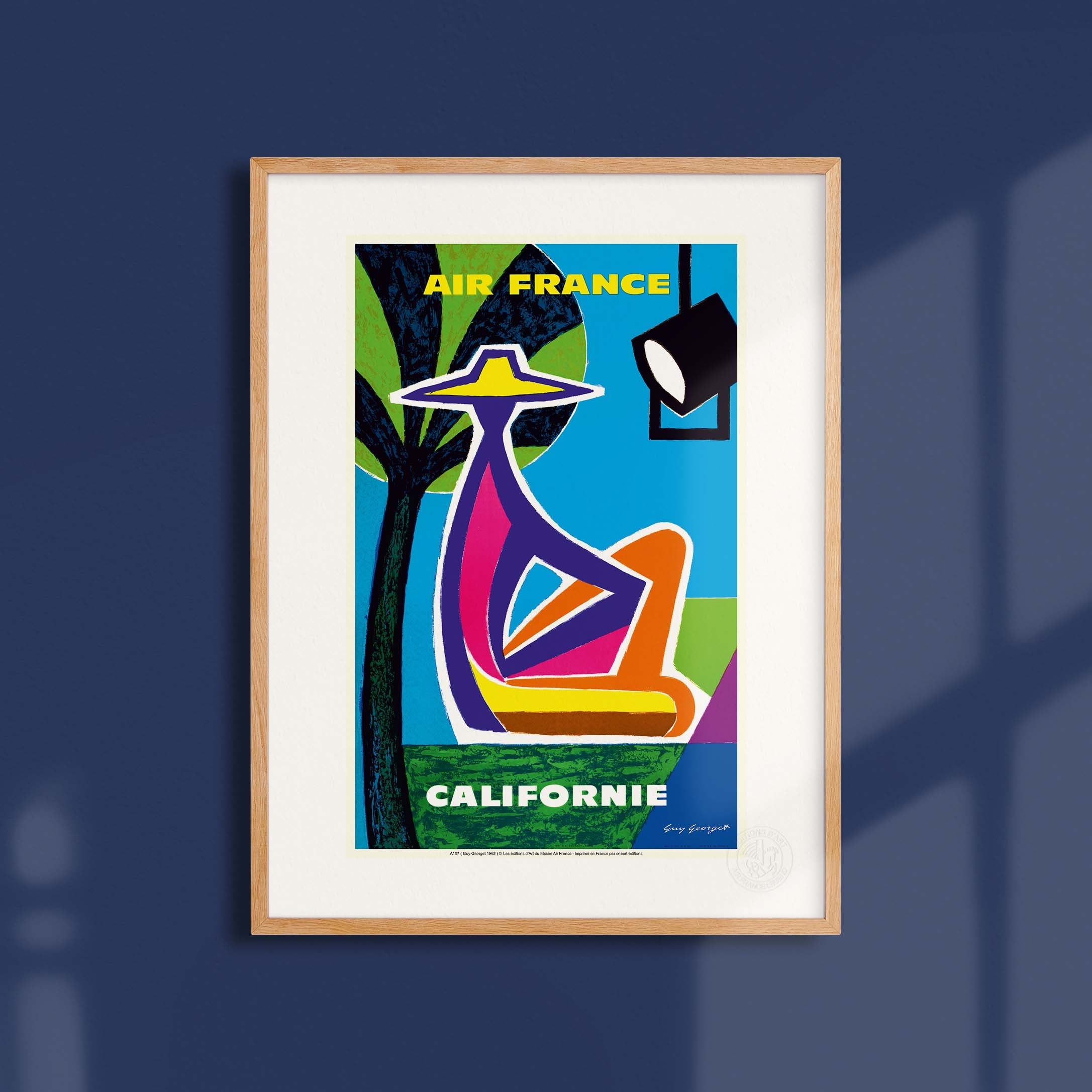 Affiche "Les Imparfaits" Air France - Californie