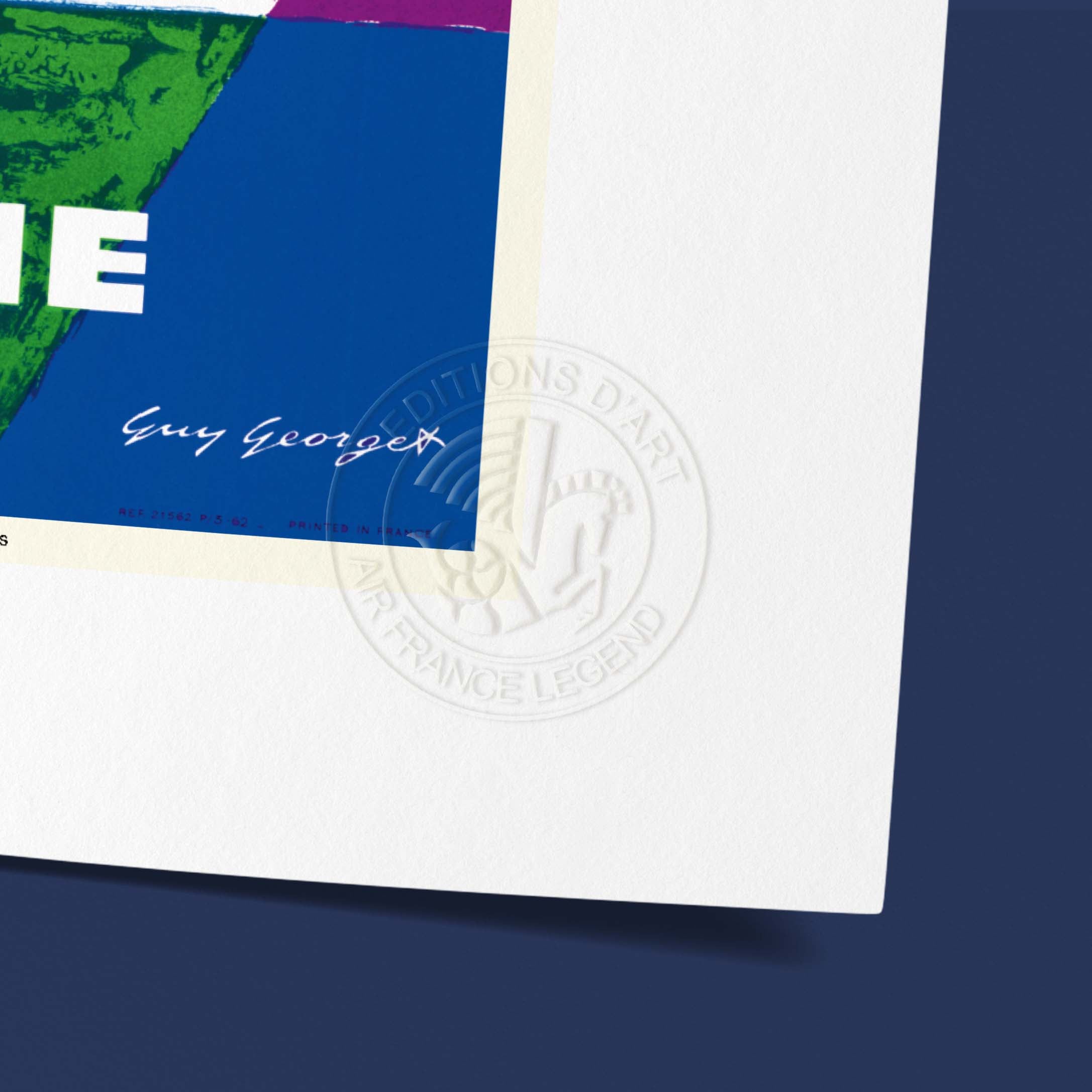 Affiche "Les Imparfaits" Air France - Californie