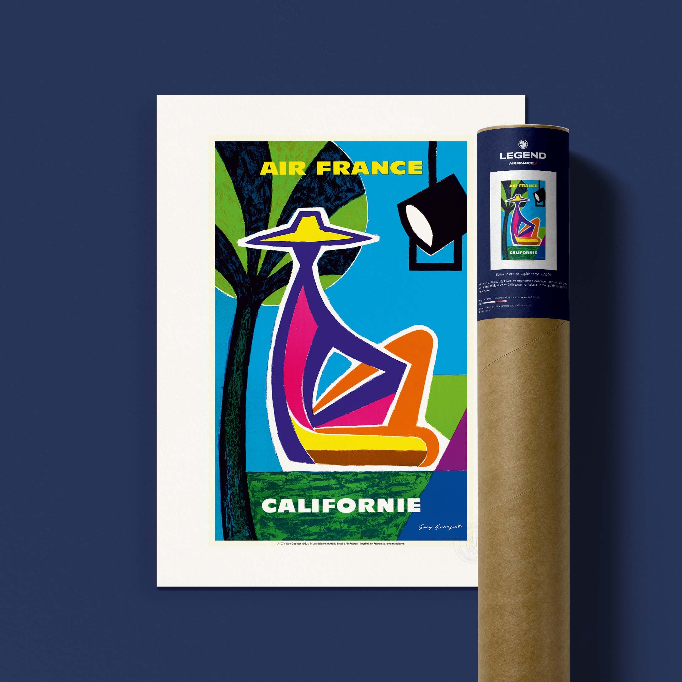 Air France poster - California