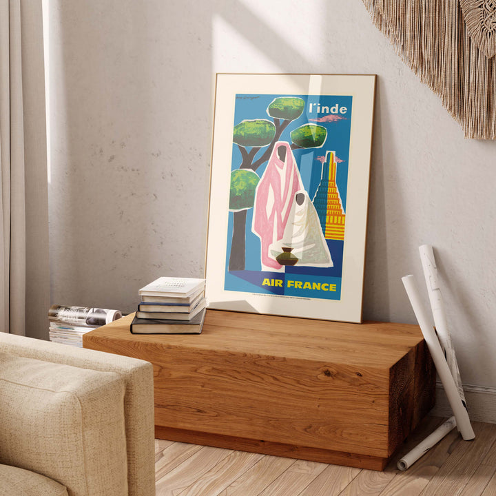 Affiche Air France - Inde
