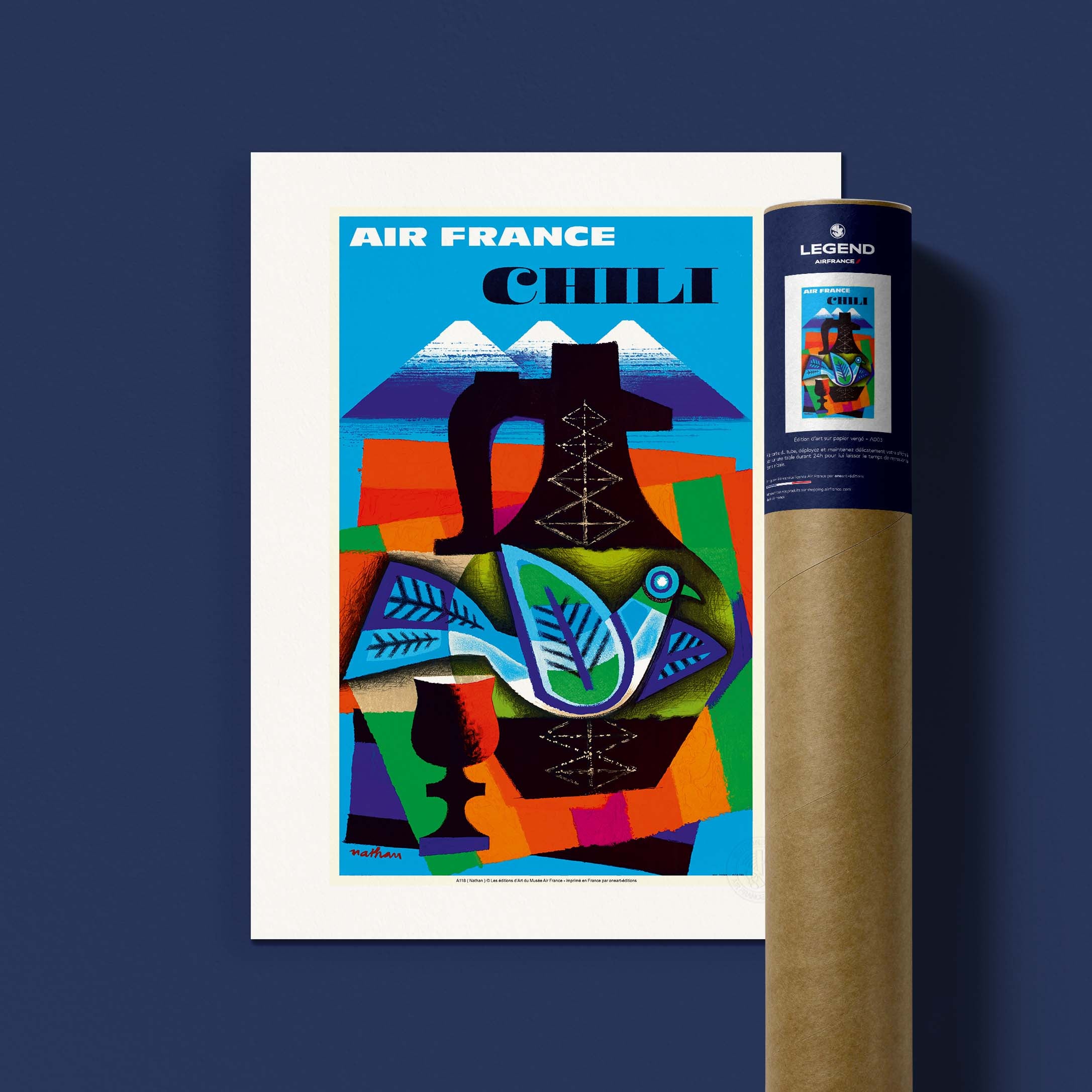 Air France poster - Chile