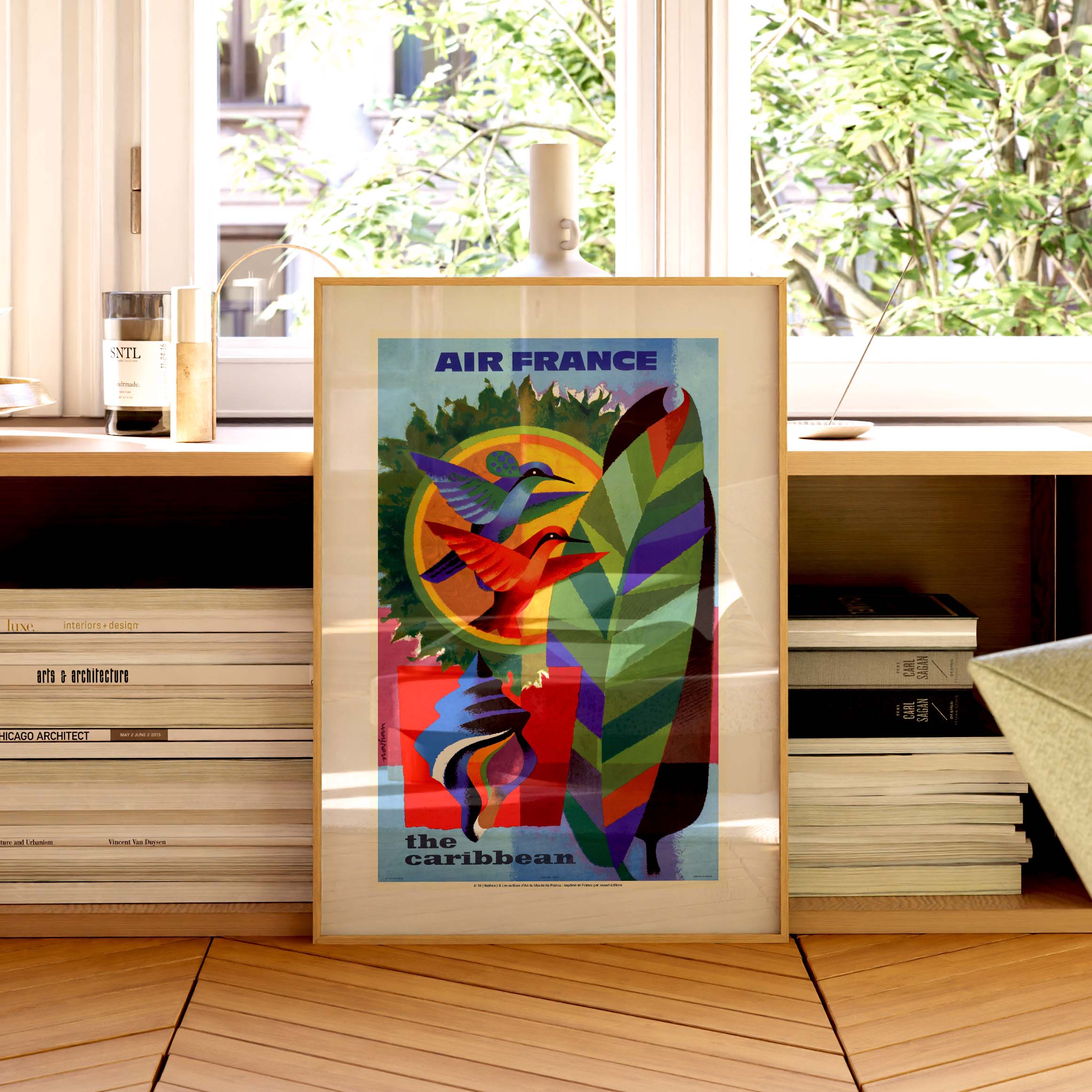 Affiche "Les Imparfaits" Air France - Les Caraïbes