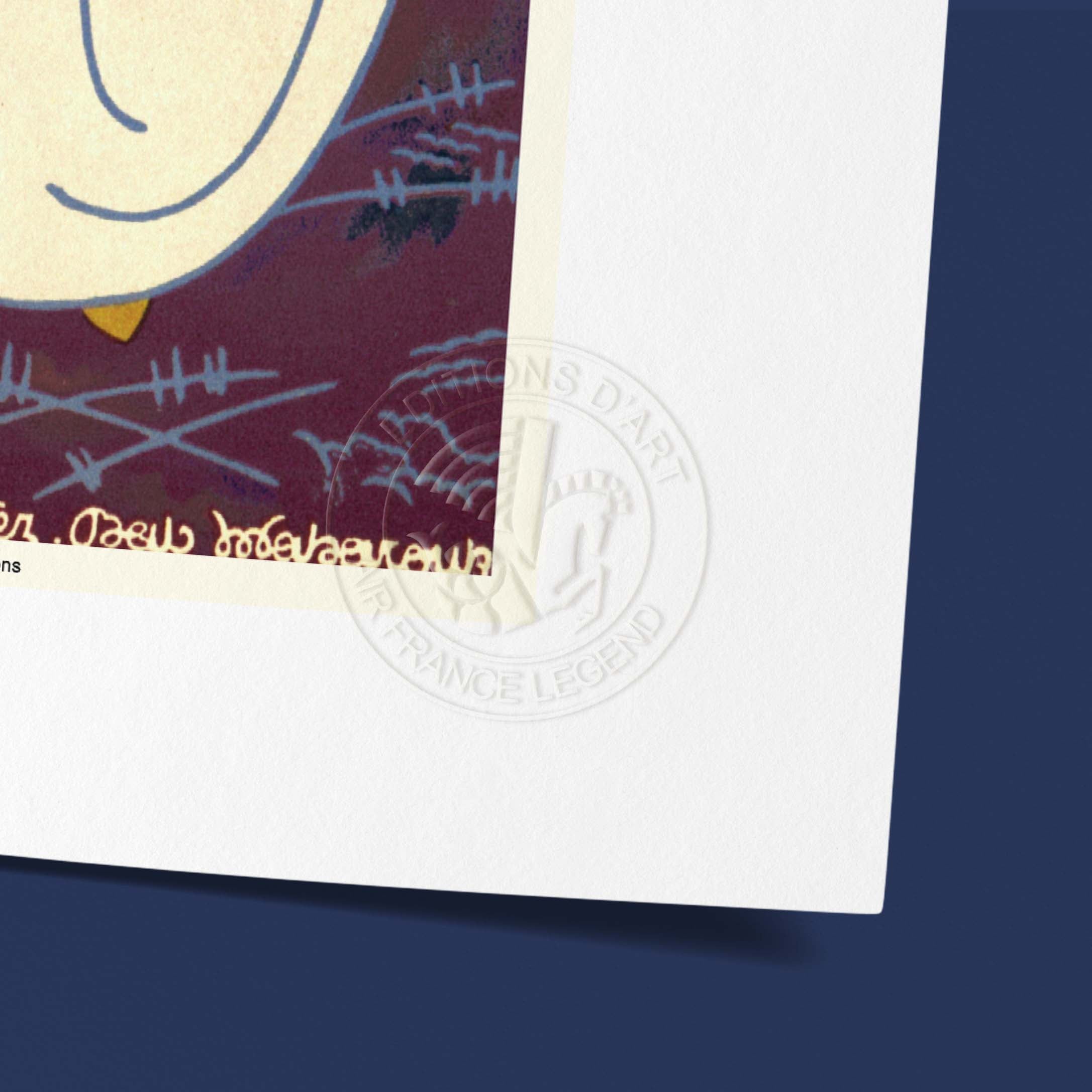 Affiche "Les Imparfaits" Air France - L’hiver le printemps au Maroc