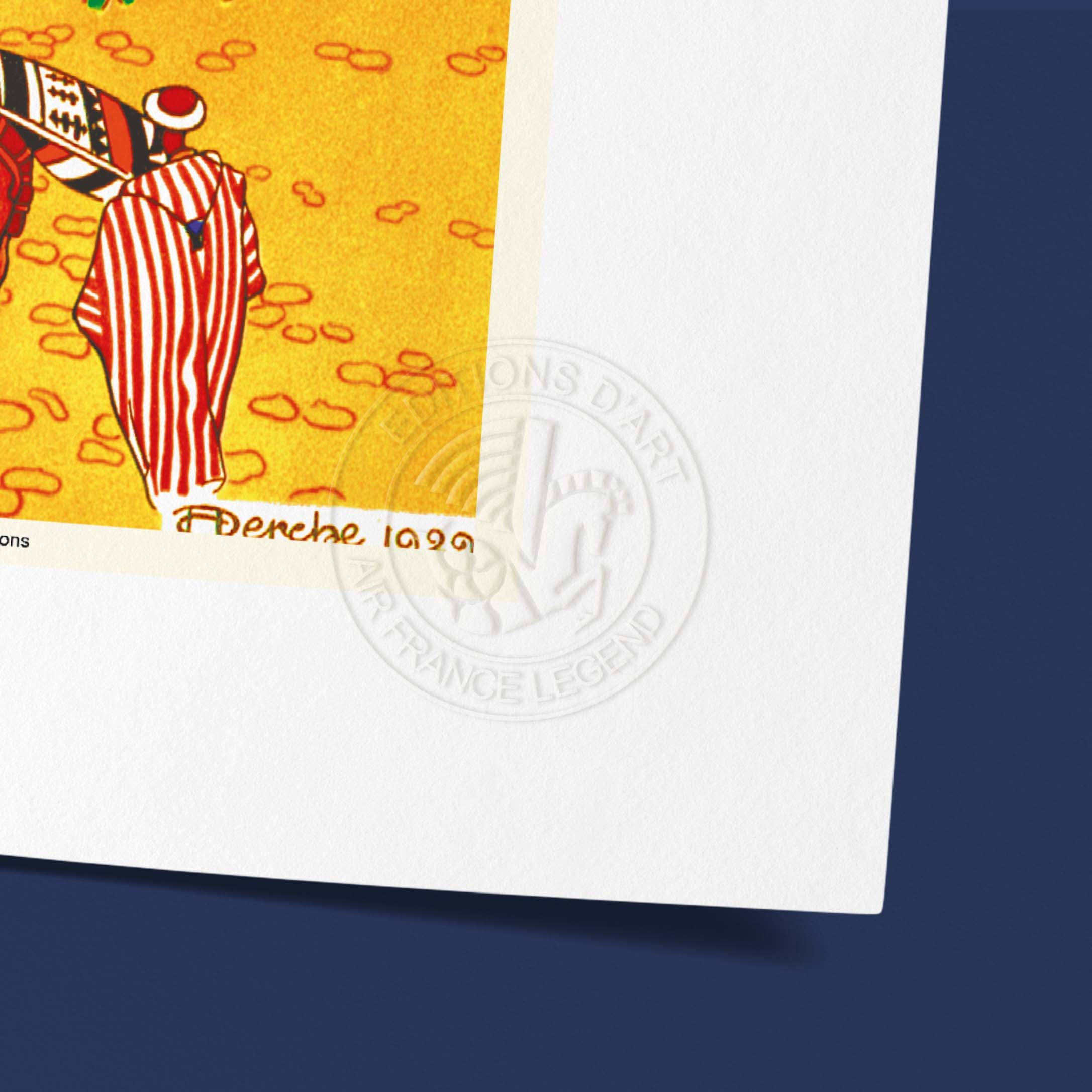 Affiche "Les Imparfaits" Air France - L’hiver le printemps au Maroc