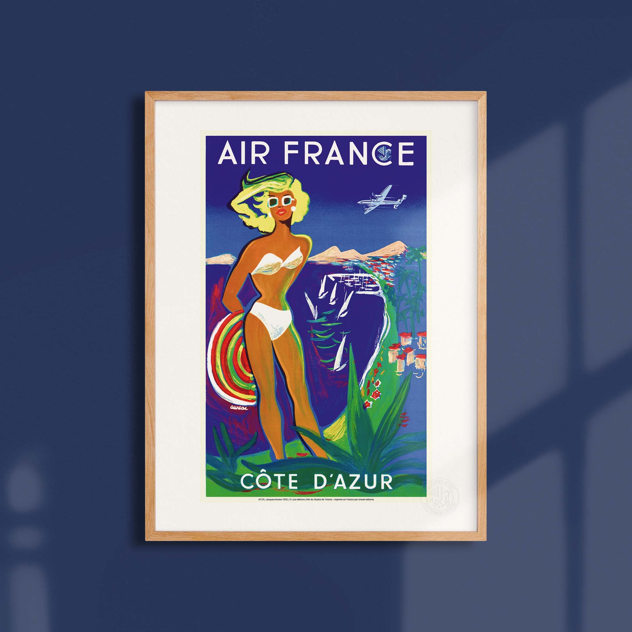 Air France poster - French Riviera