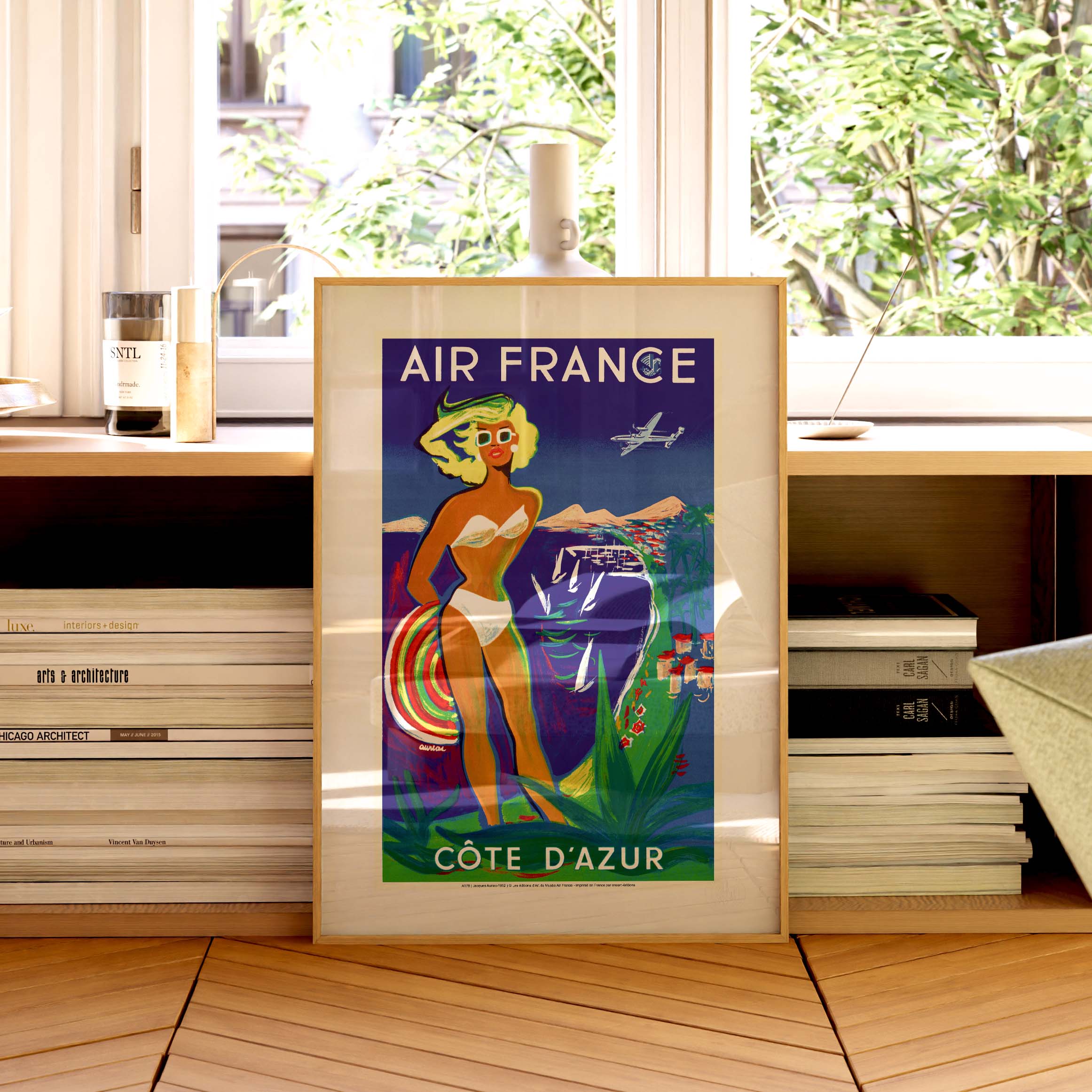 Air France poster - French Riviera