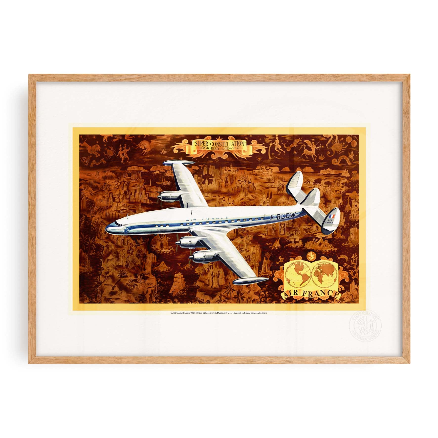 Air France Poster - Super Constellation