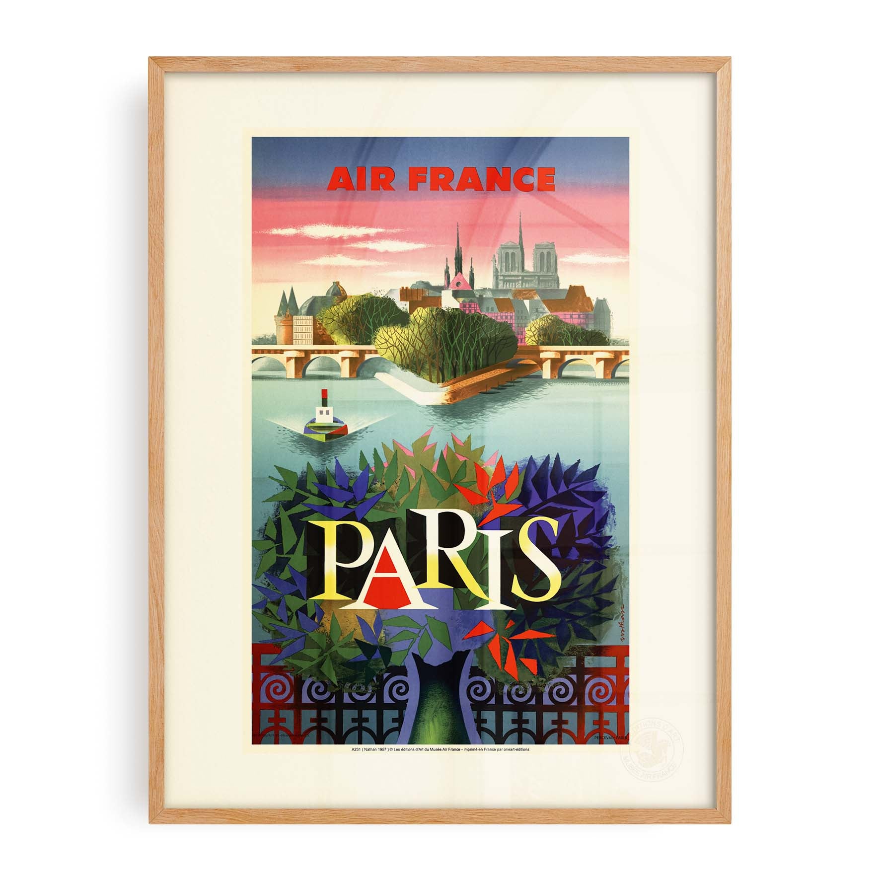 Affiche Air France - Paris-oneart.fr