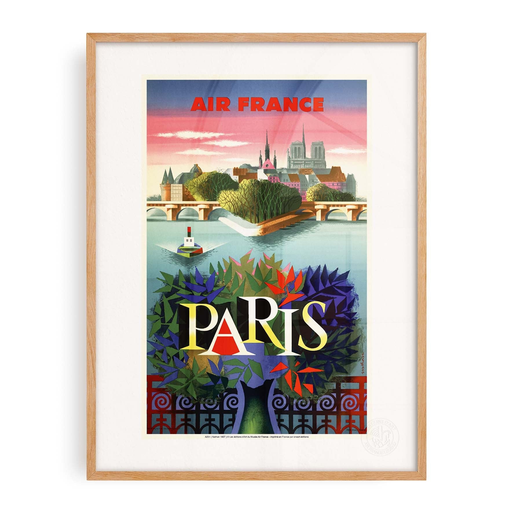 Affiche "Les Imparfaits" Air France - Paris