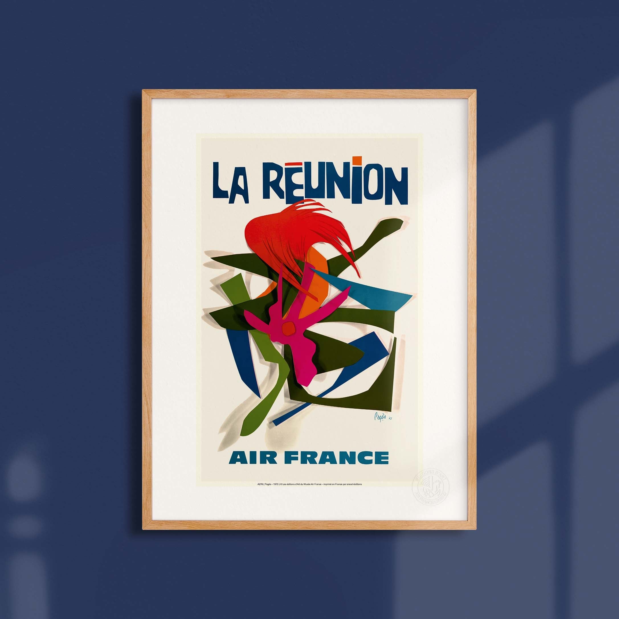 Affiche "Les Imparfaits" Air France - La Réunion