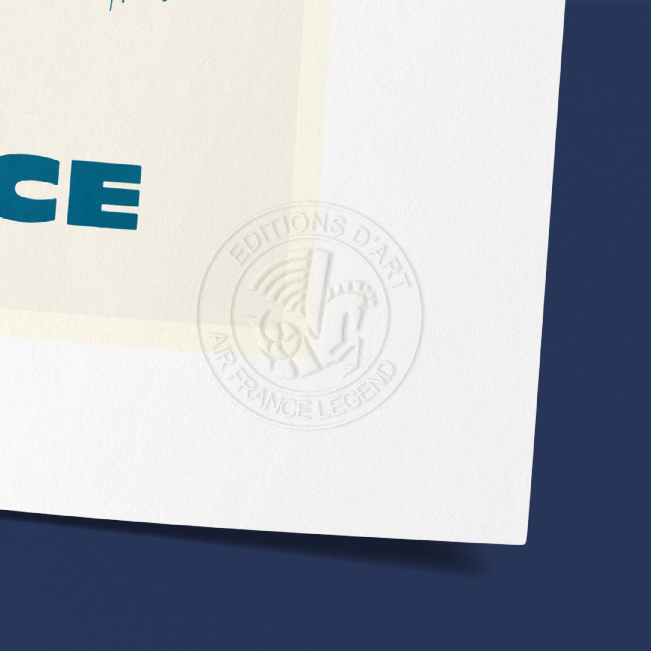 Affiche "Les Imparfaits" Air France - La Réunion