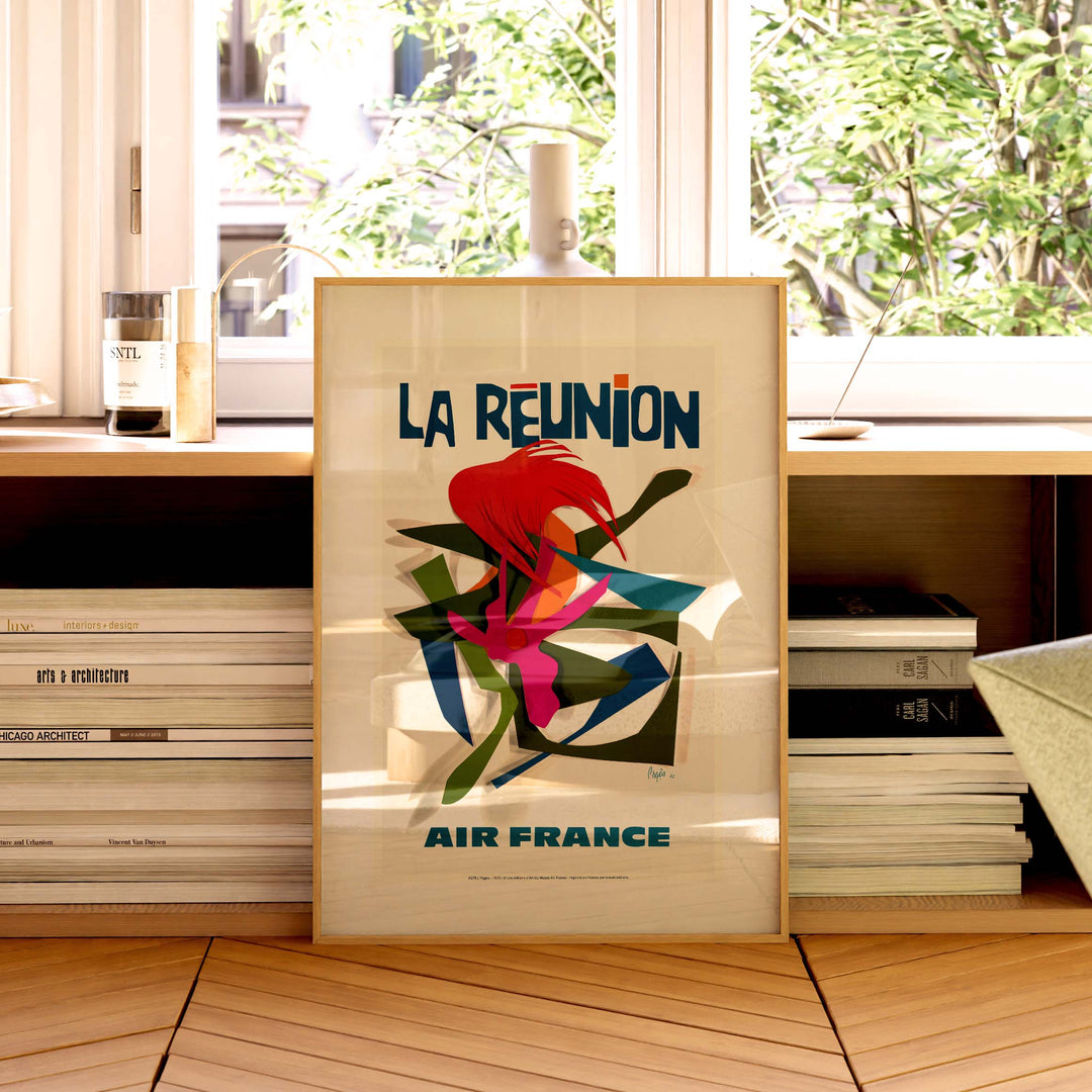 Affiche Air France - La Réunion