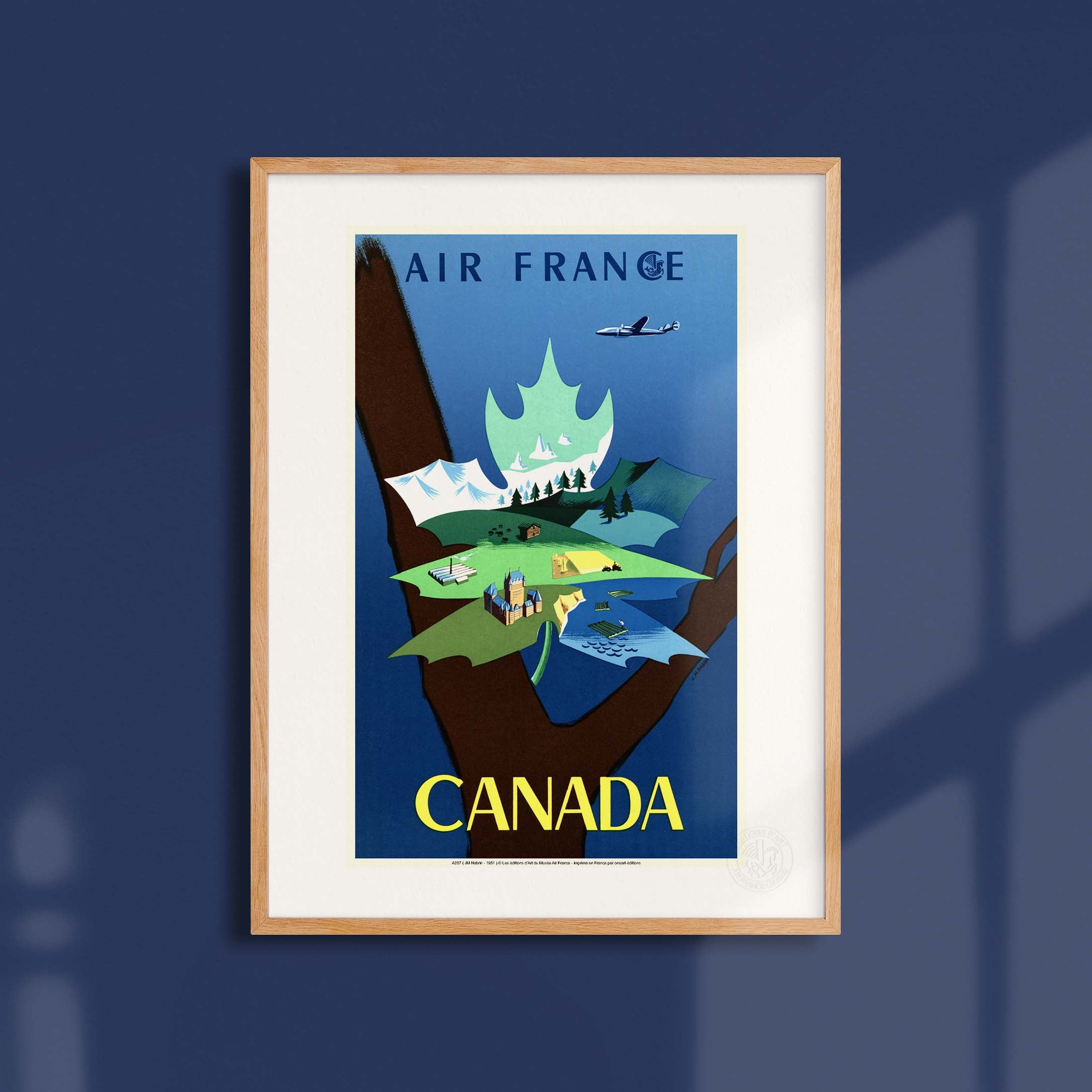 Affiche Air France - Canada