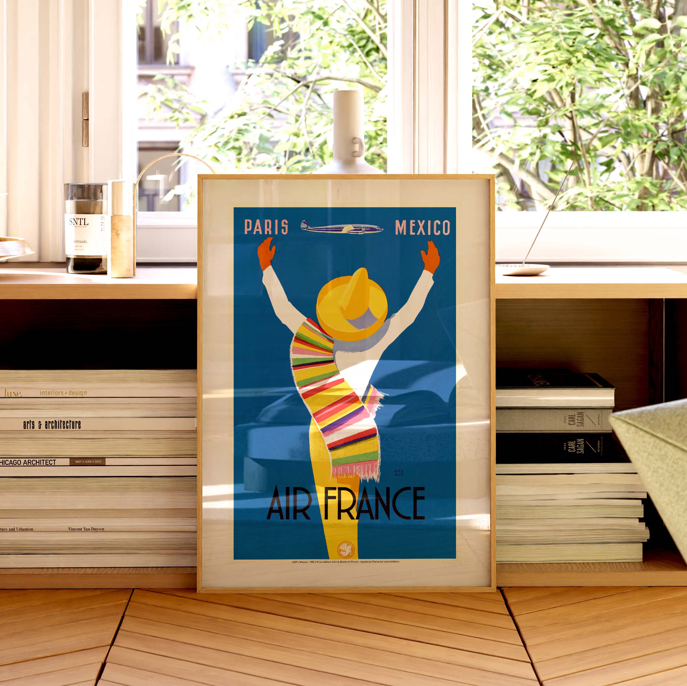 Affiche "Les Imparfaits" Air France - Paris Mexico