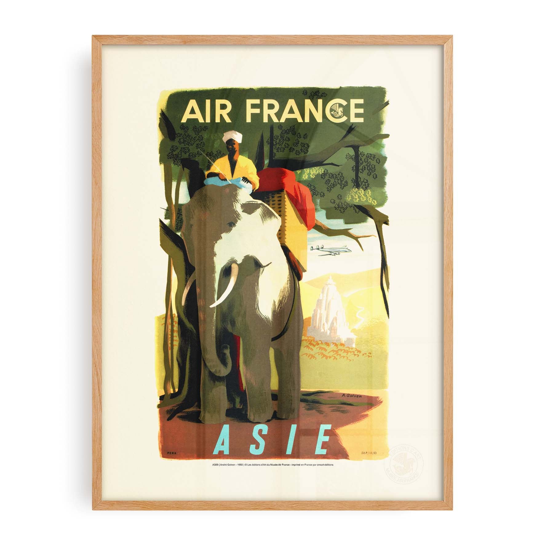 Affiche Air France - Asie-oneart.fr