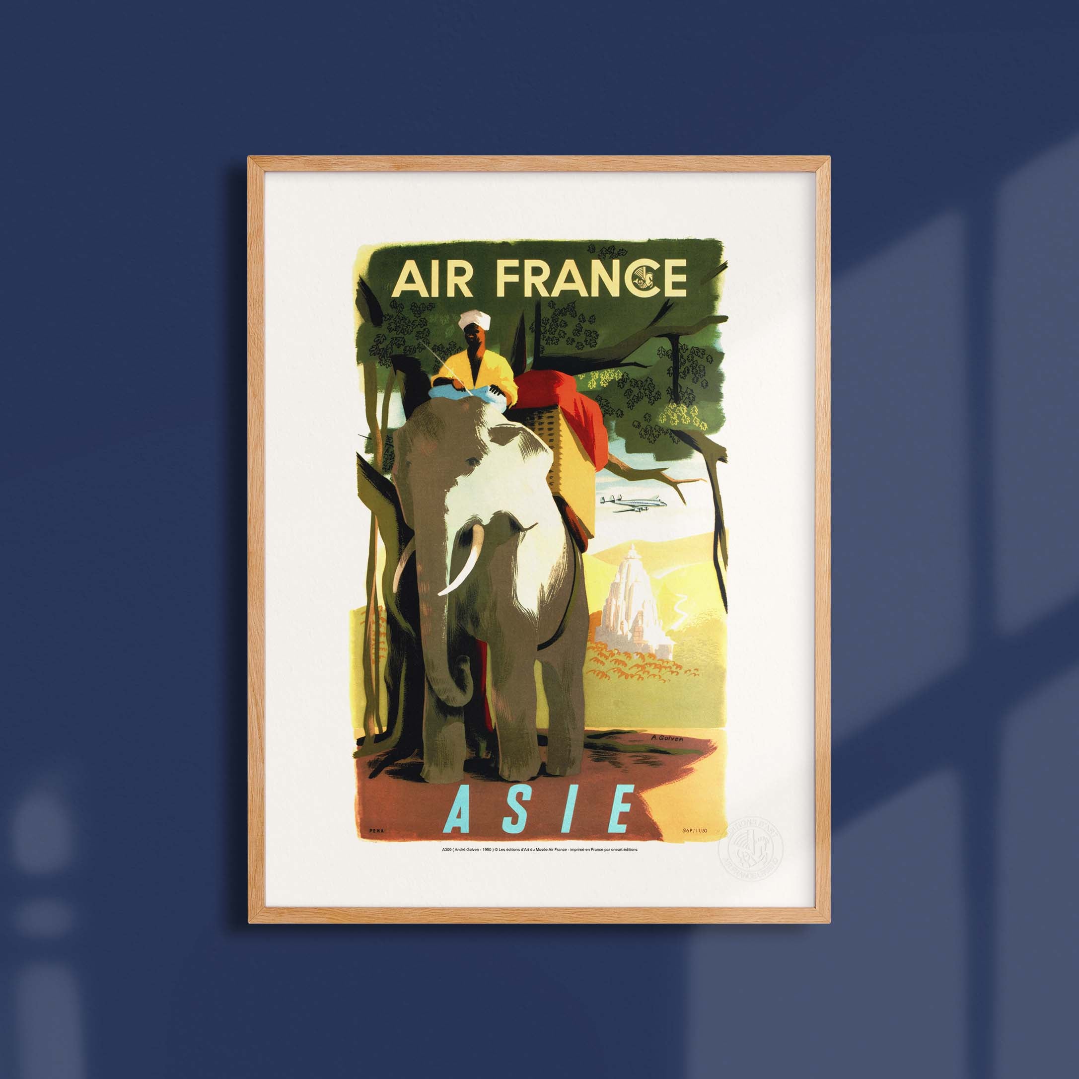 Affiche Air France - Asie