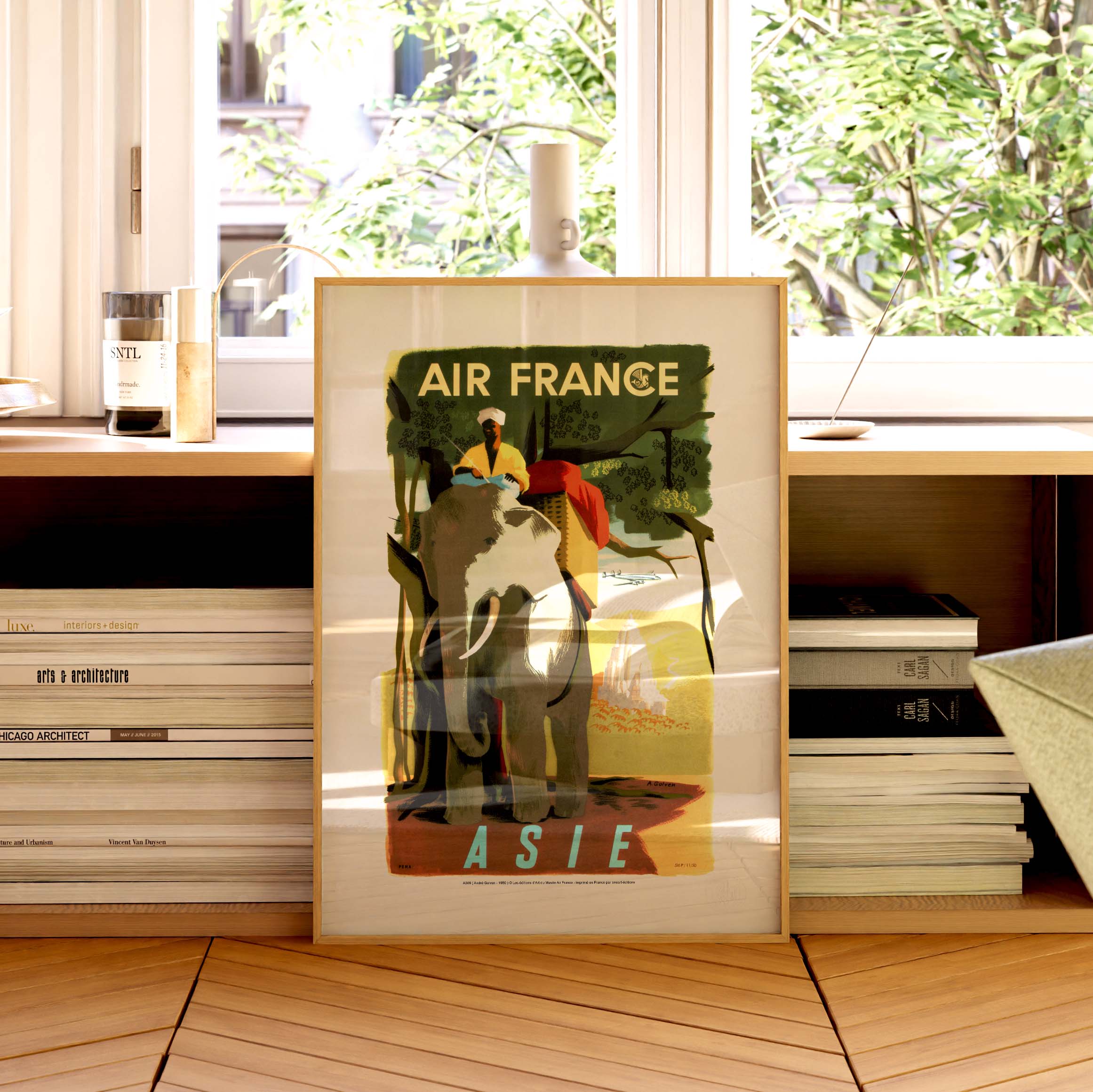 Affiche Air France - Asie