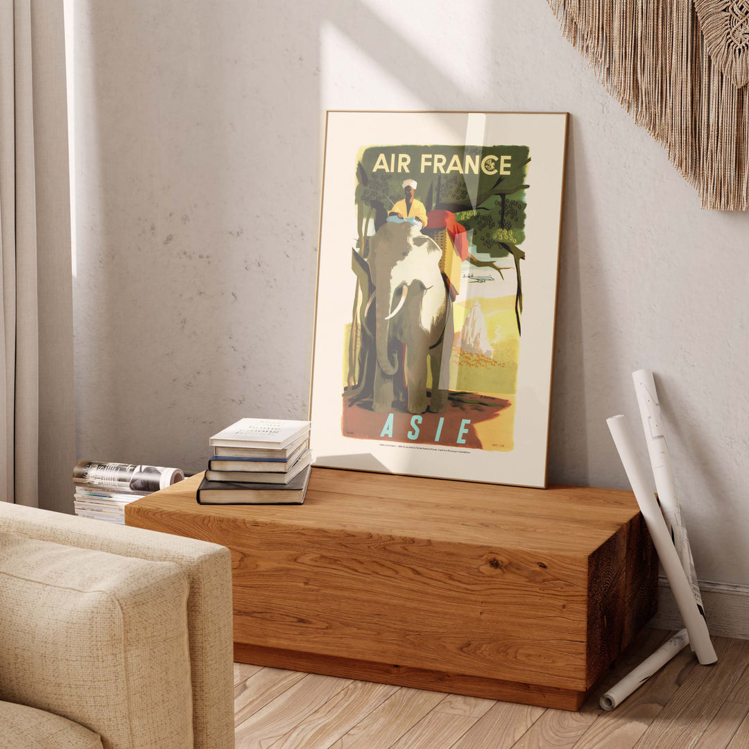 Affiche Air France - Asie