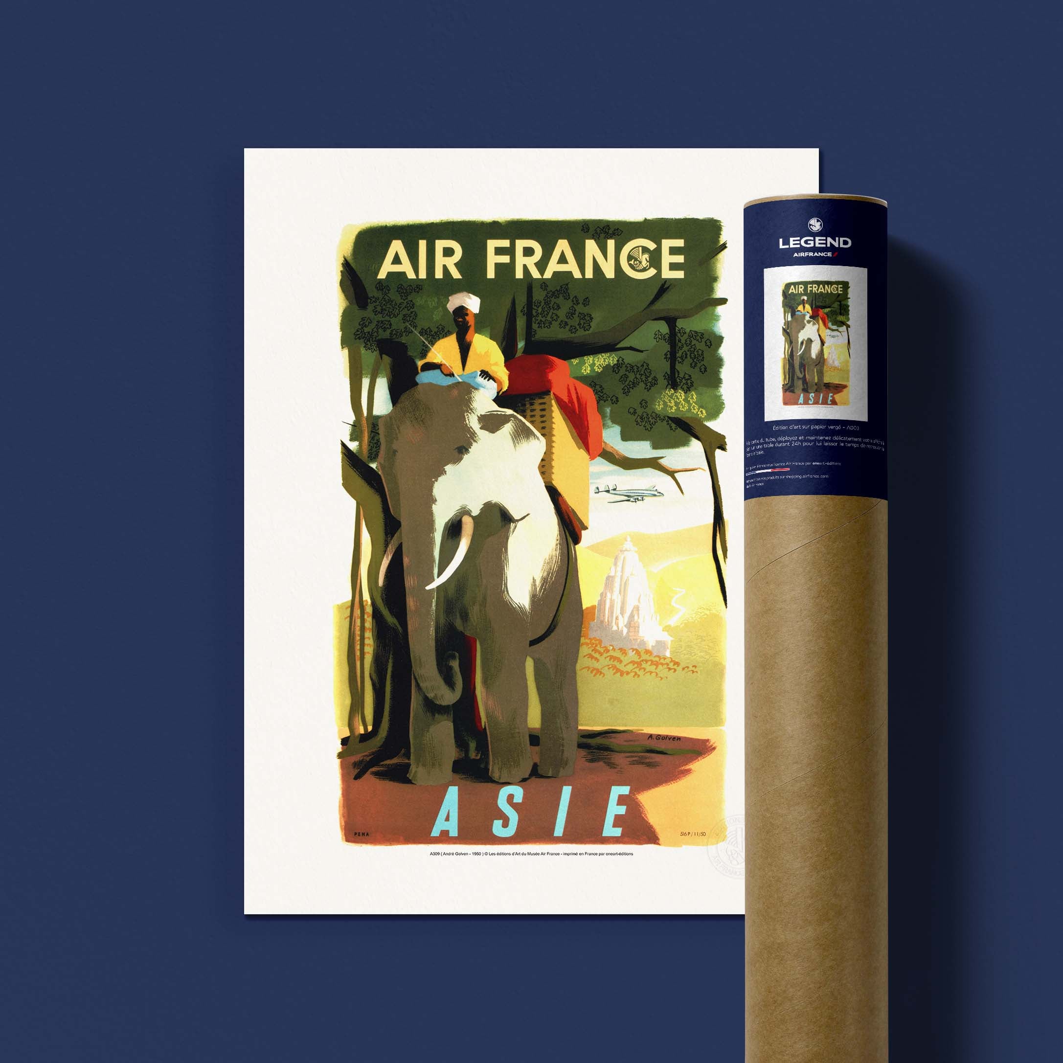 Air France poster - Asia