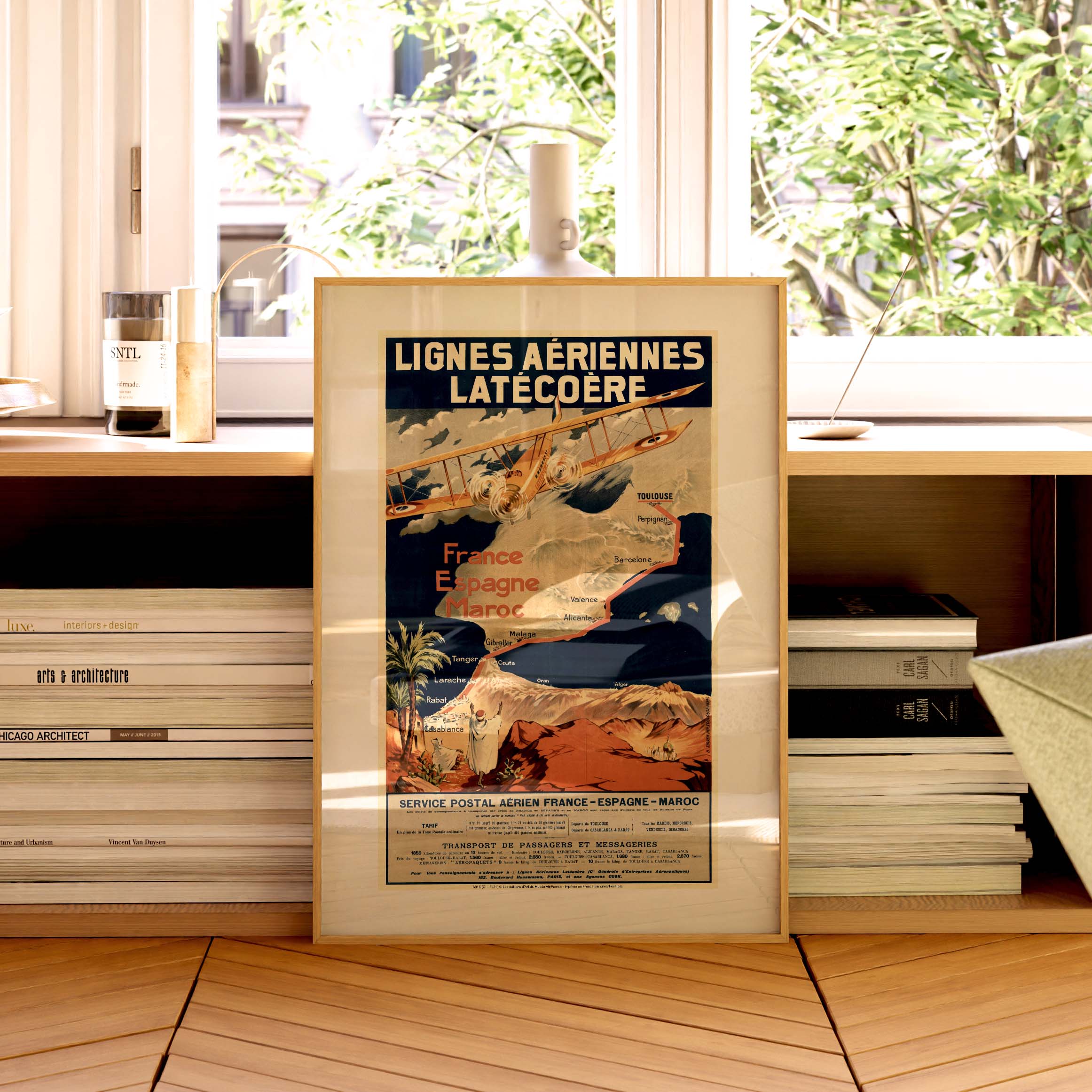 Affiche Air France - LATECOERE Affiche 1921-oneart.fr