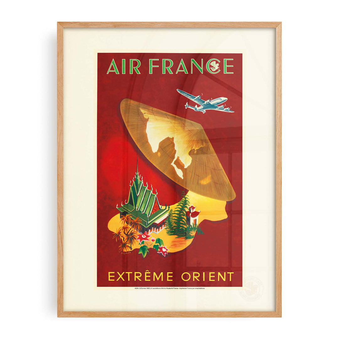 Affiche Air France - Extrême Orient