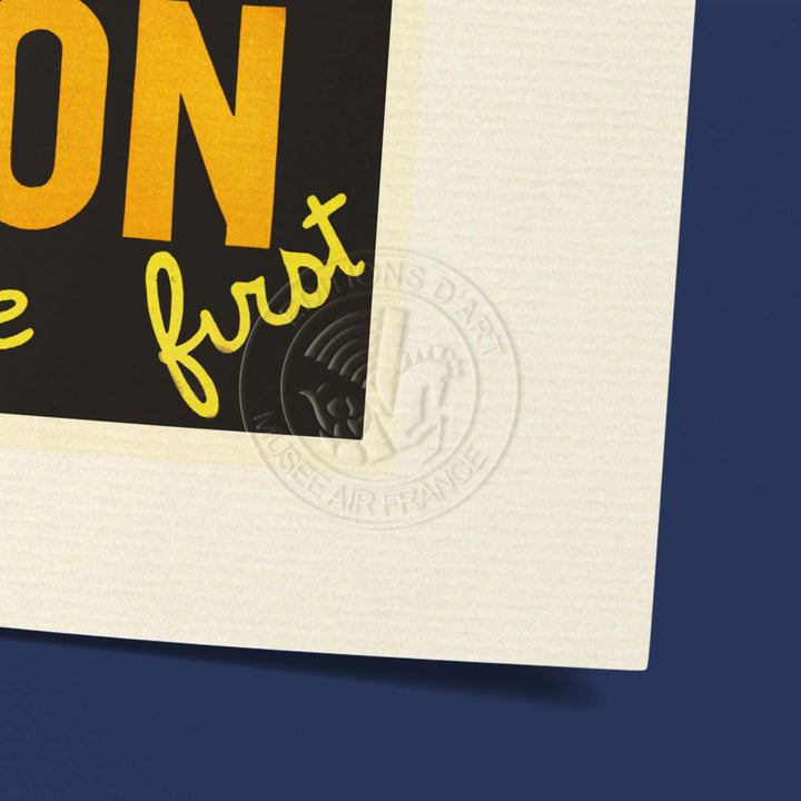Affiche Air France - Fly by Air Union and get there first
