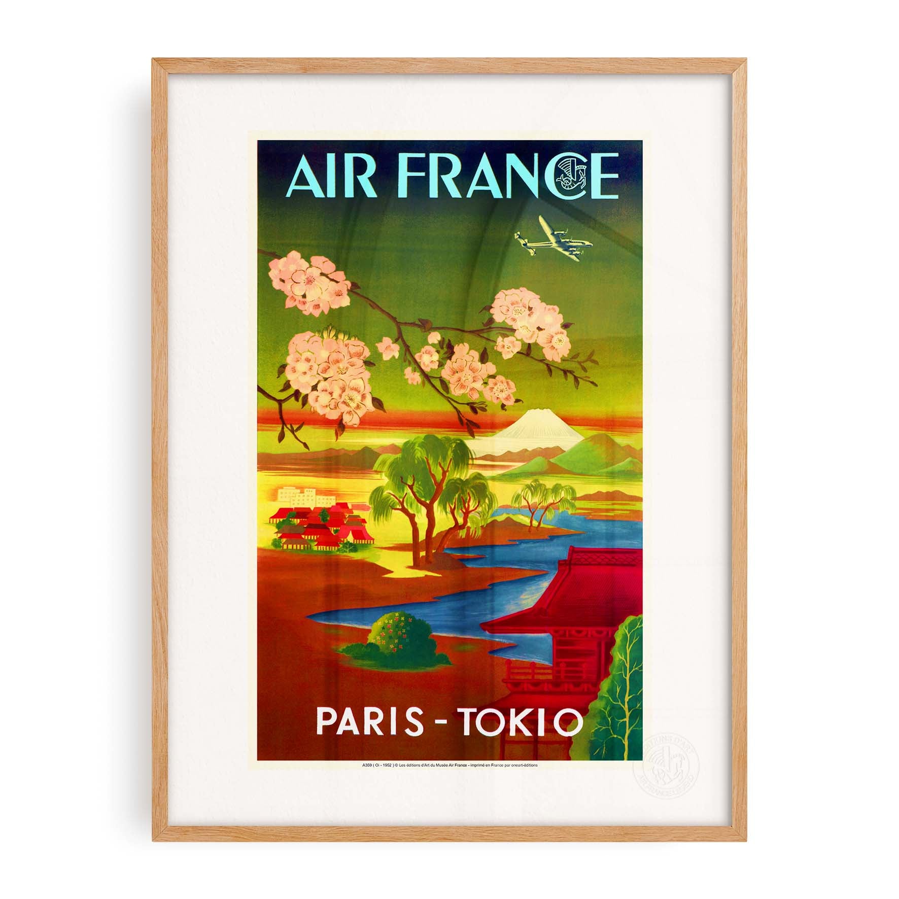 Affiche Air France - PARIS TOKIO