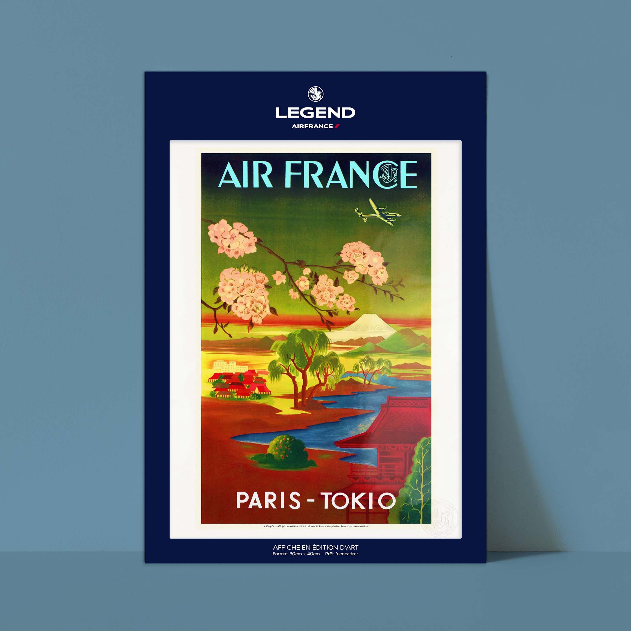 Air France poster - PARIS TOKIO