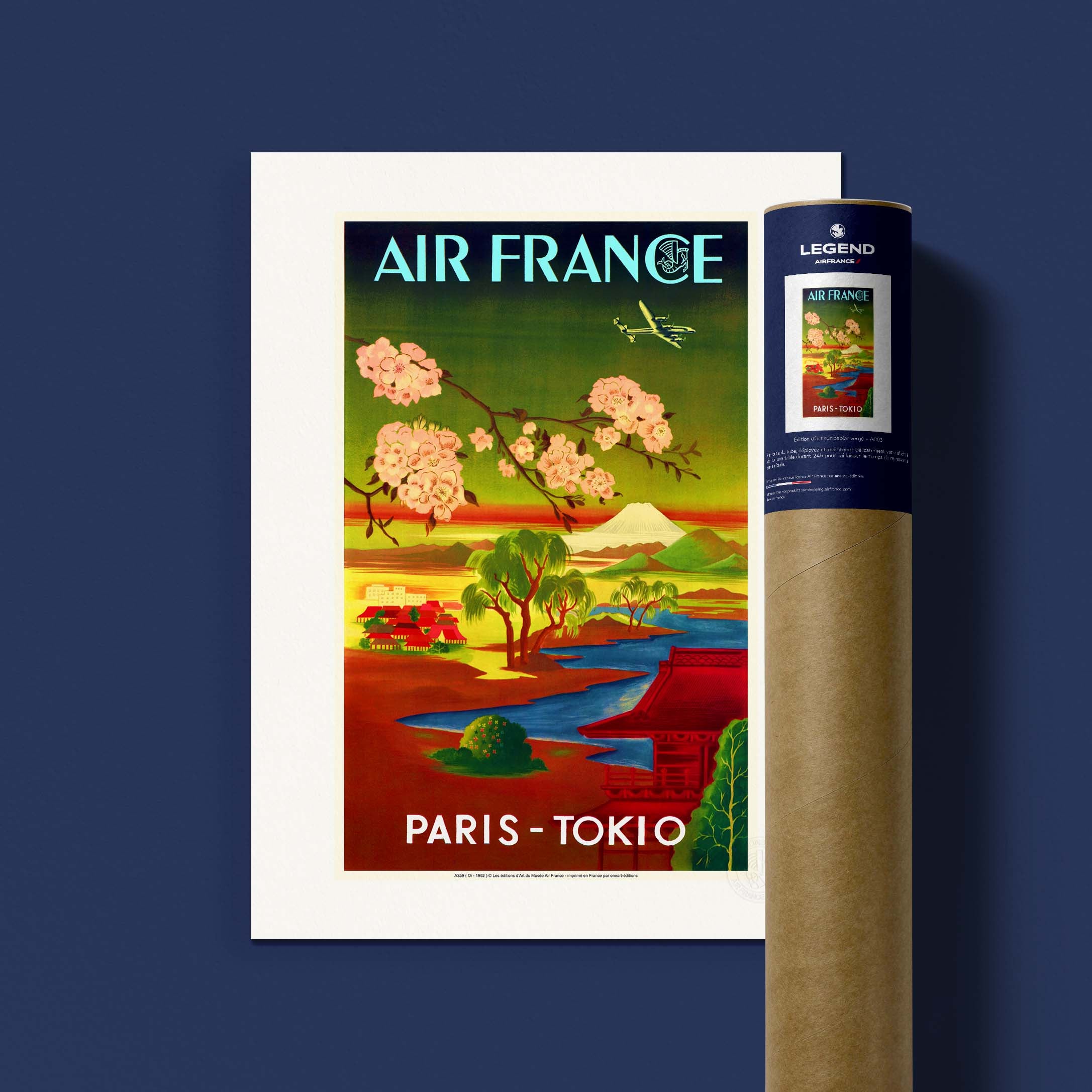 Air France poster - PARIS TOKIO