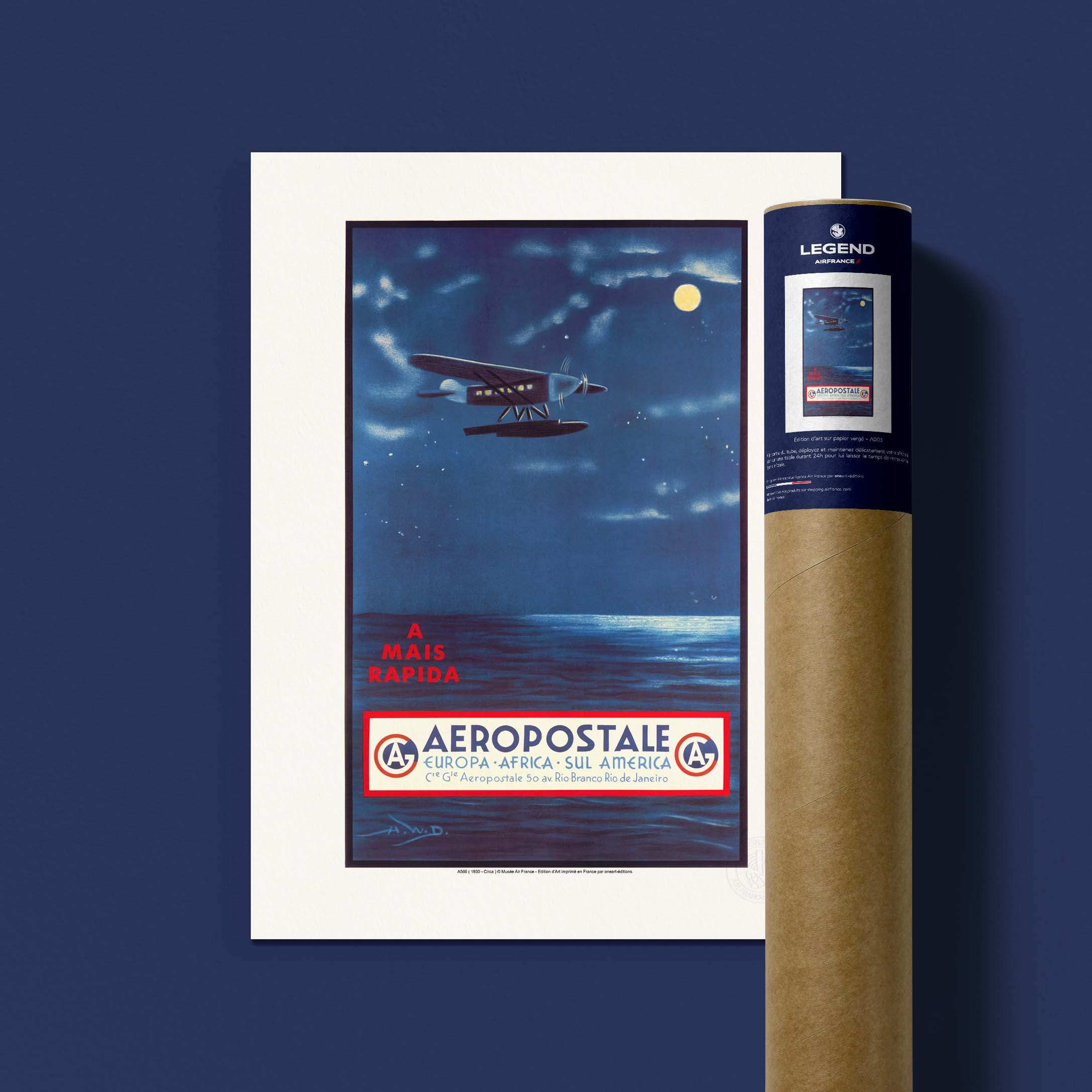 Air France poster - A Mais rapida