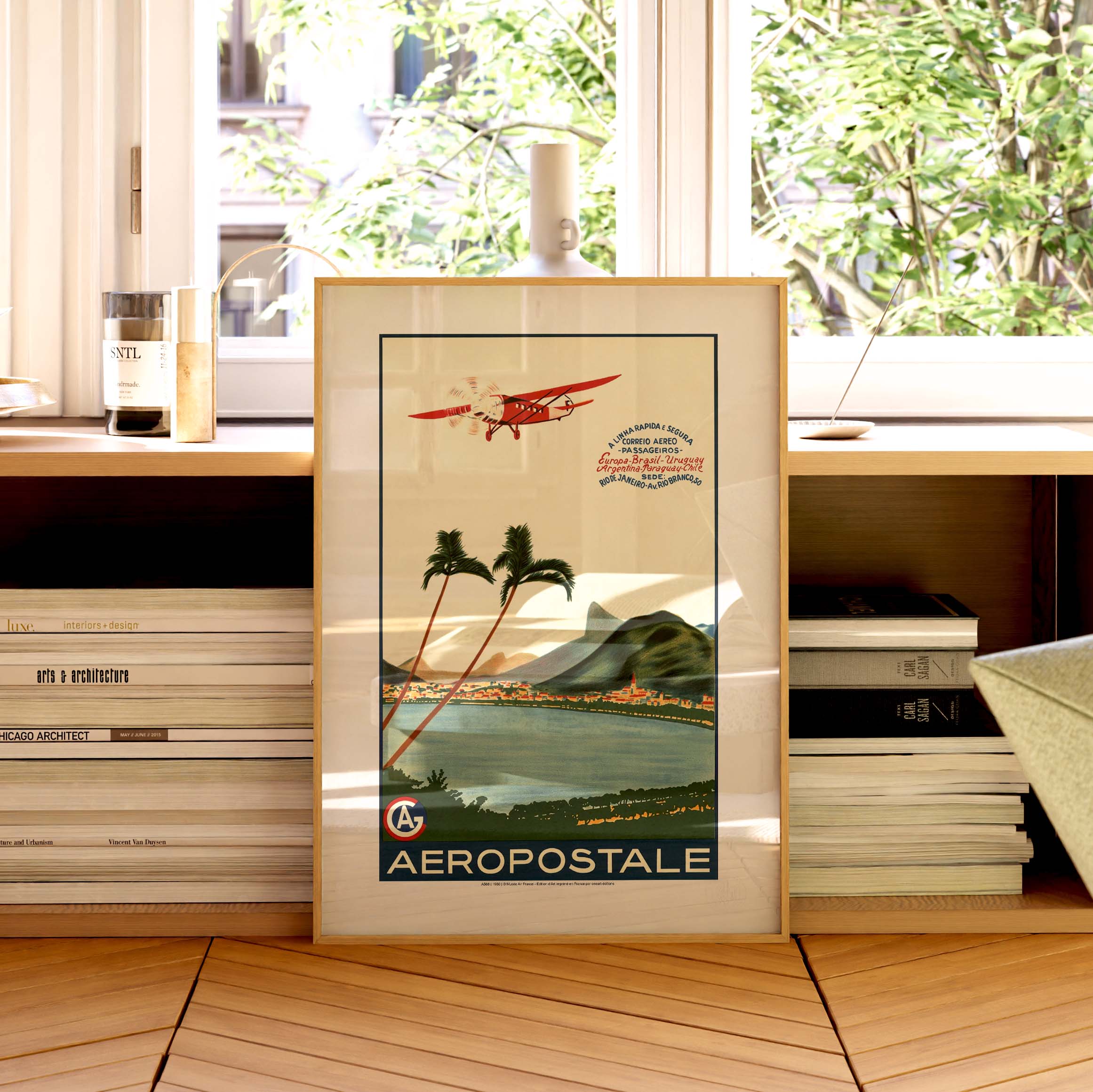 Affiche "Les Imparfaits" Air France - A linha rapida e segura