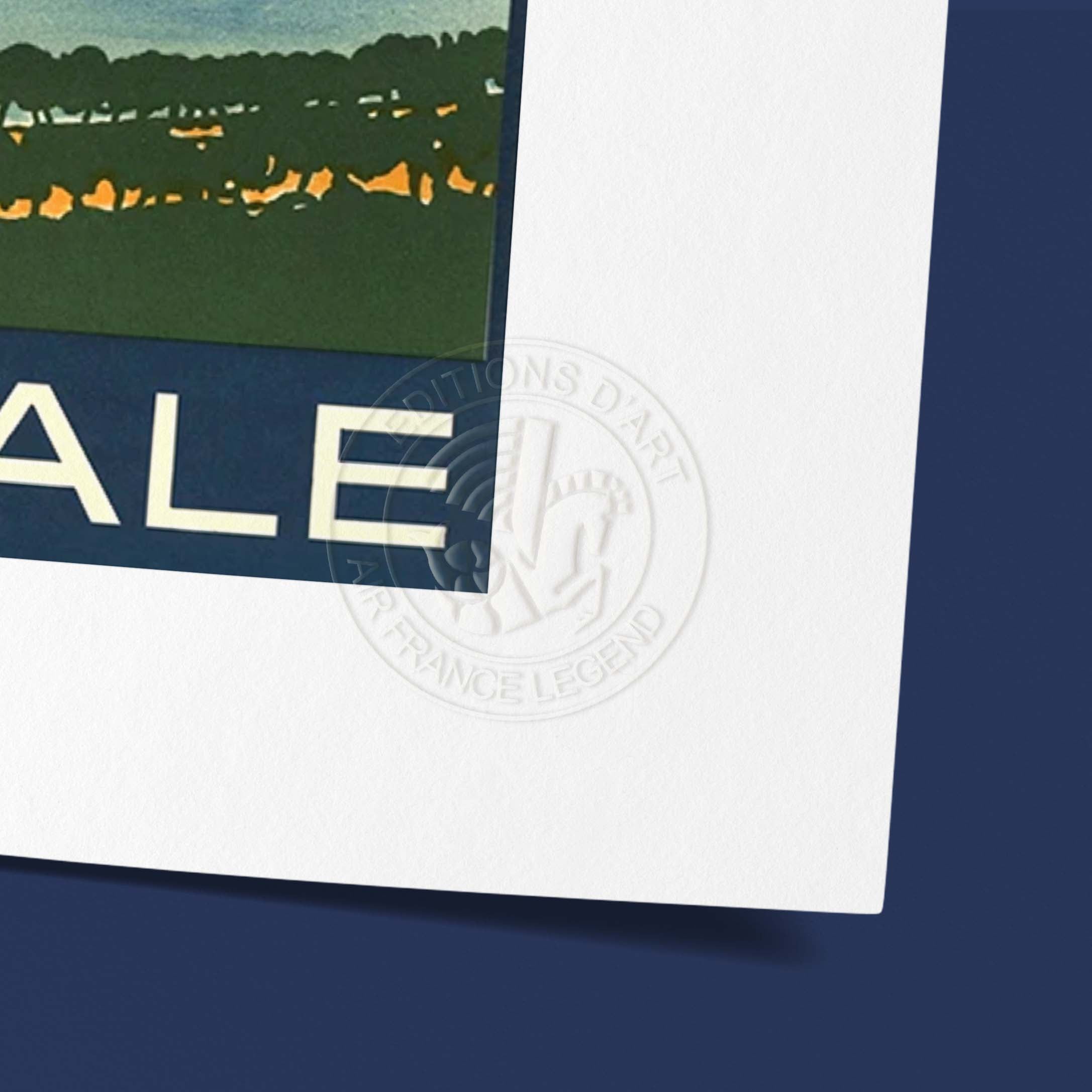 Affiche "Les Imparfaits" Air France - A linha rapida e segura