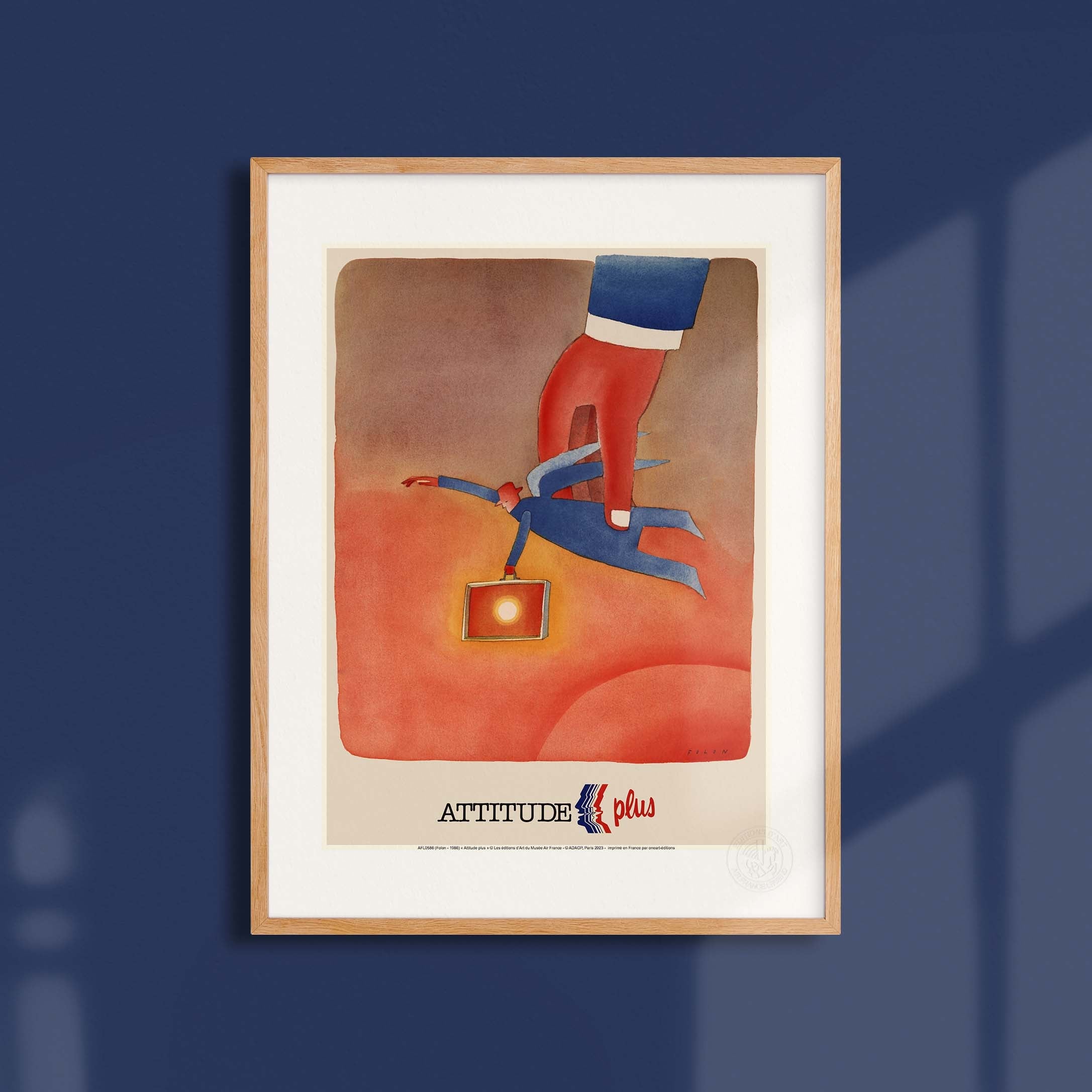 Affiche Air France - Attitude plus