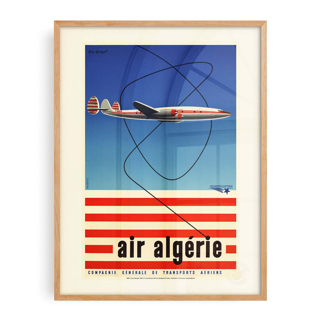 Affiche Air France - Air Algérie
