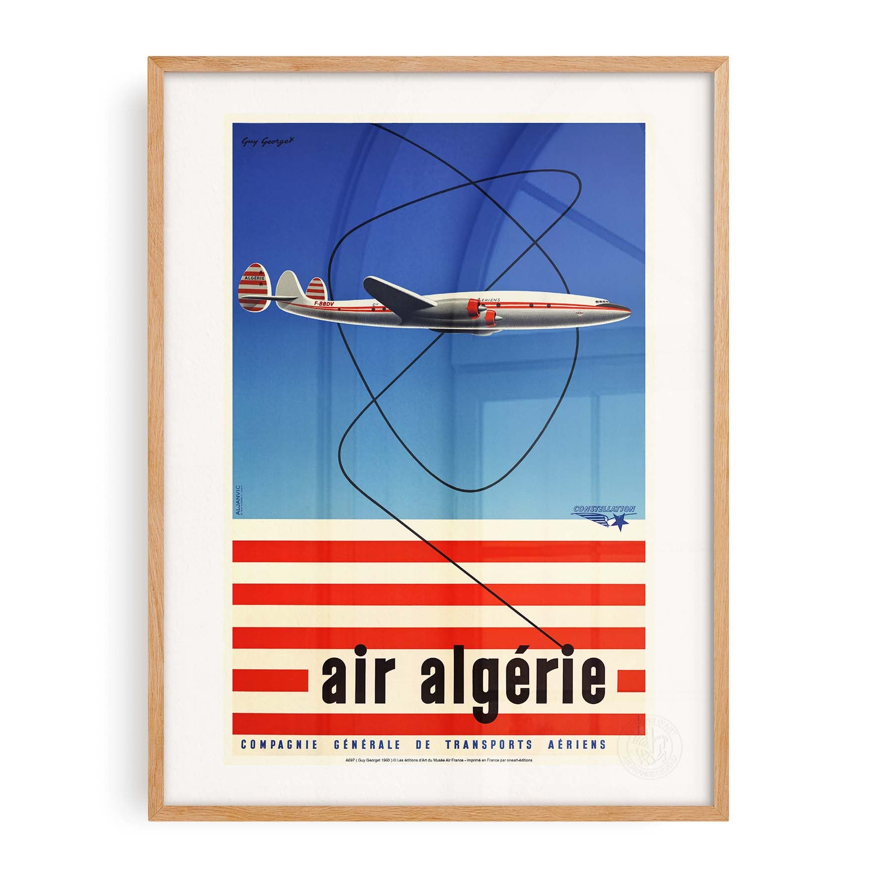 Affiche Air France - Air Algérie