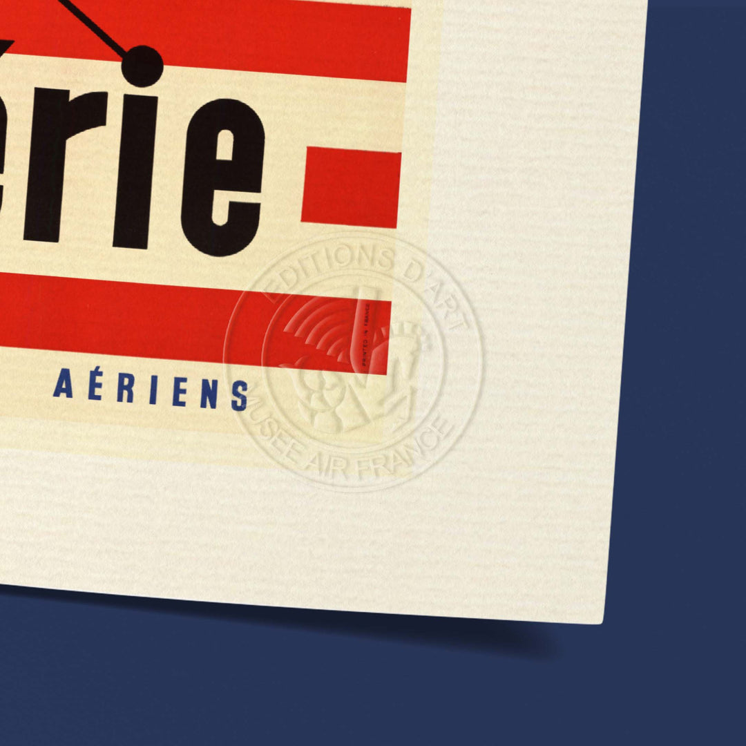 Affiche Air France - Air Algérie
